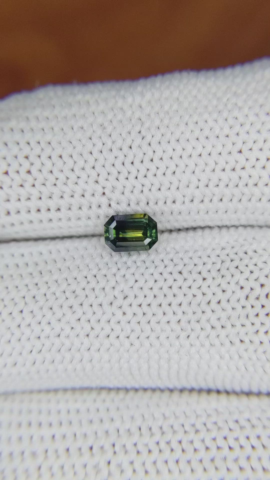 0.66 Ct. Bi Color Sapphire from Madagascar Size Video