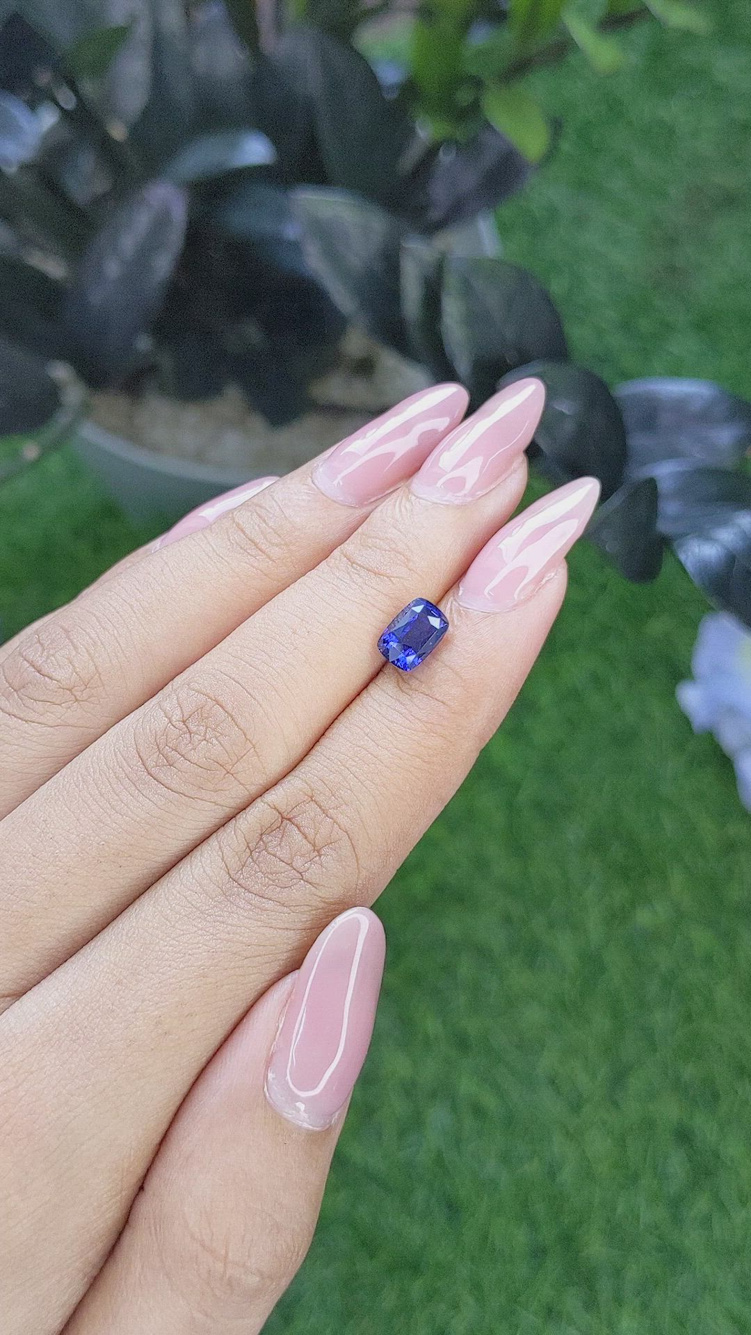 2.01 Ct. Color Change Sapphire from Tanzania Size Video