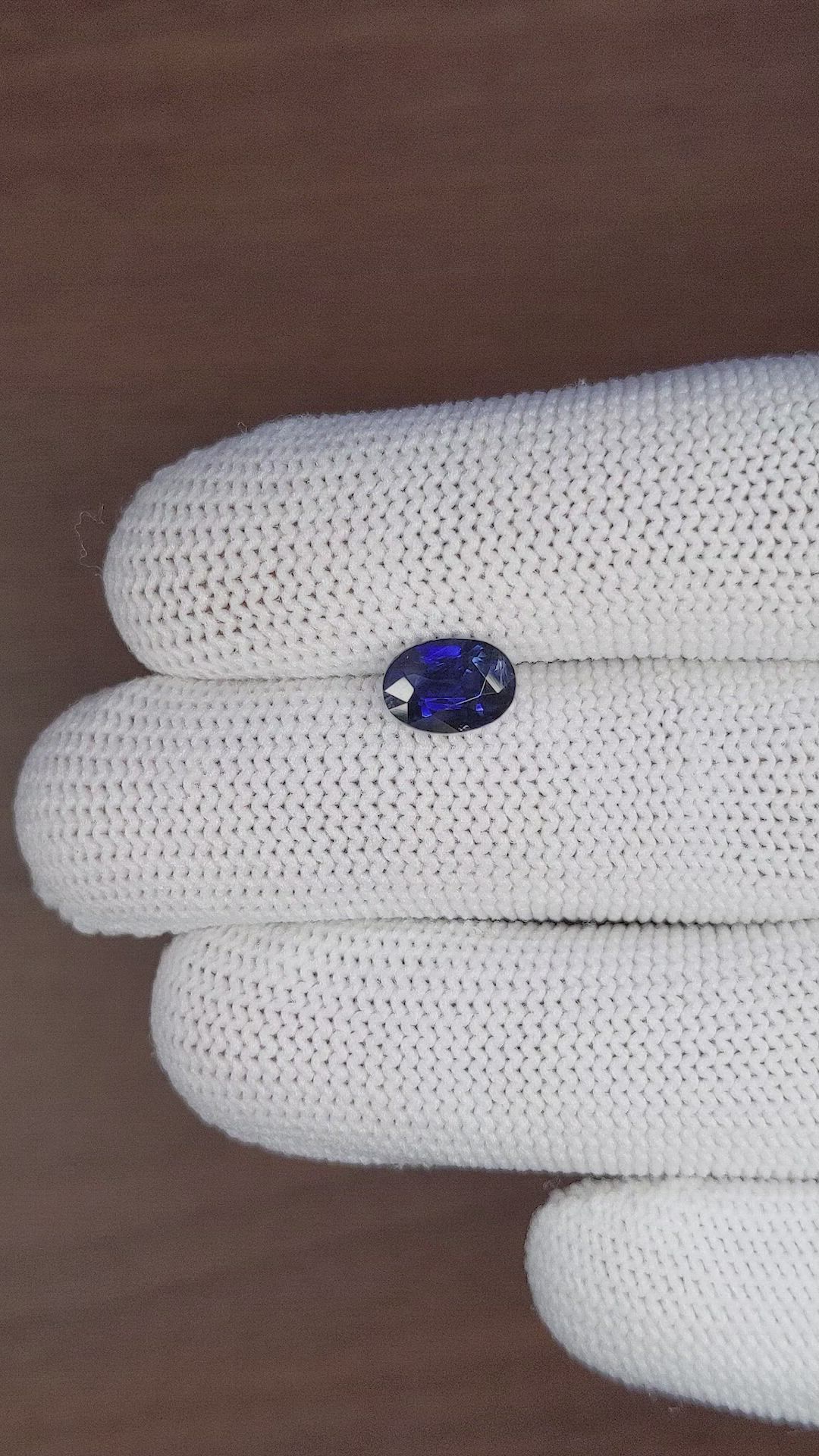2.03 Ct. Blue Sapphire from Tanzania Size Video