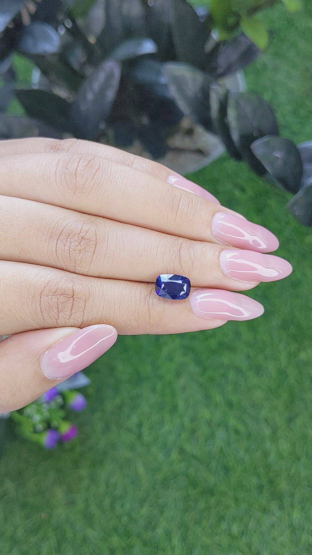 3.04 Ct. Blue Sapphire from Tanzania Size Video