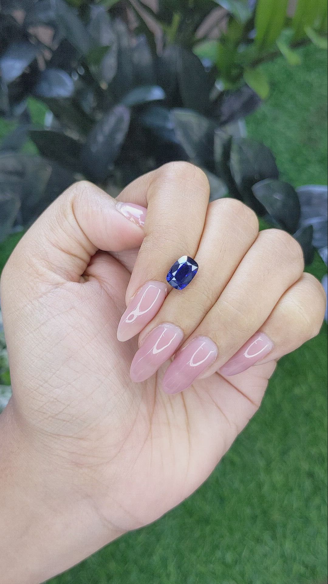 3.04 Ct. Blue Sapphire from Tanzania Size Video