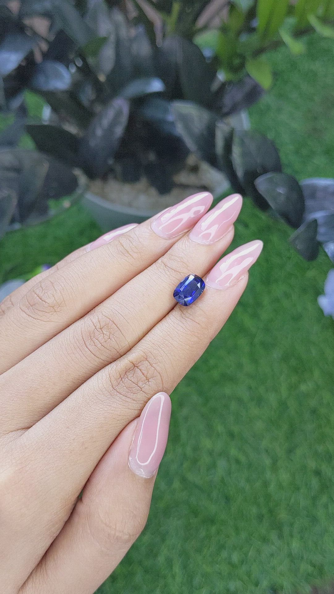 3.04 Ct. Blue Sapphire from Tanzania Size Video