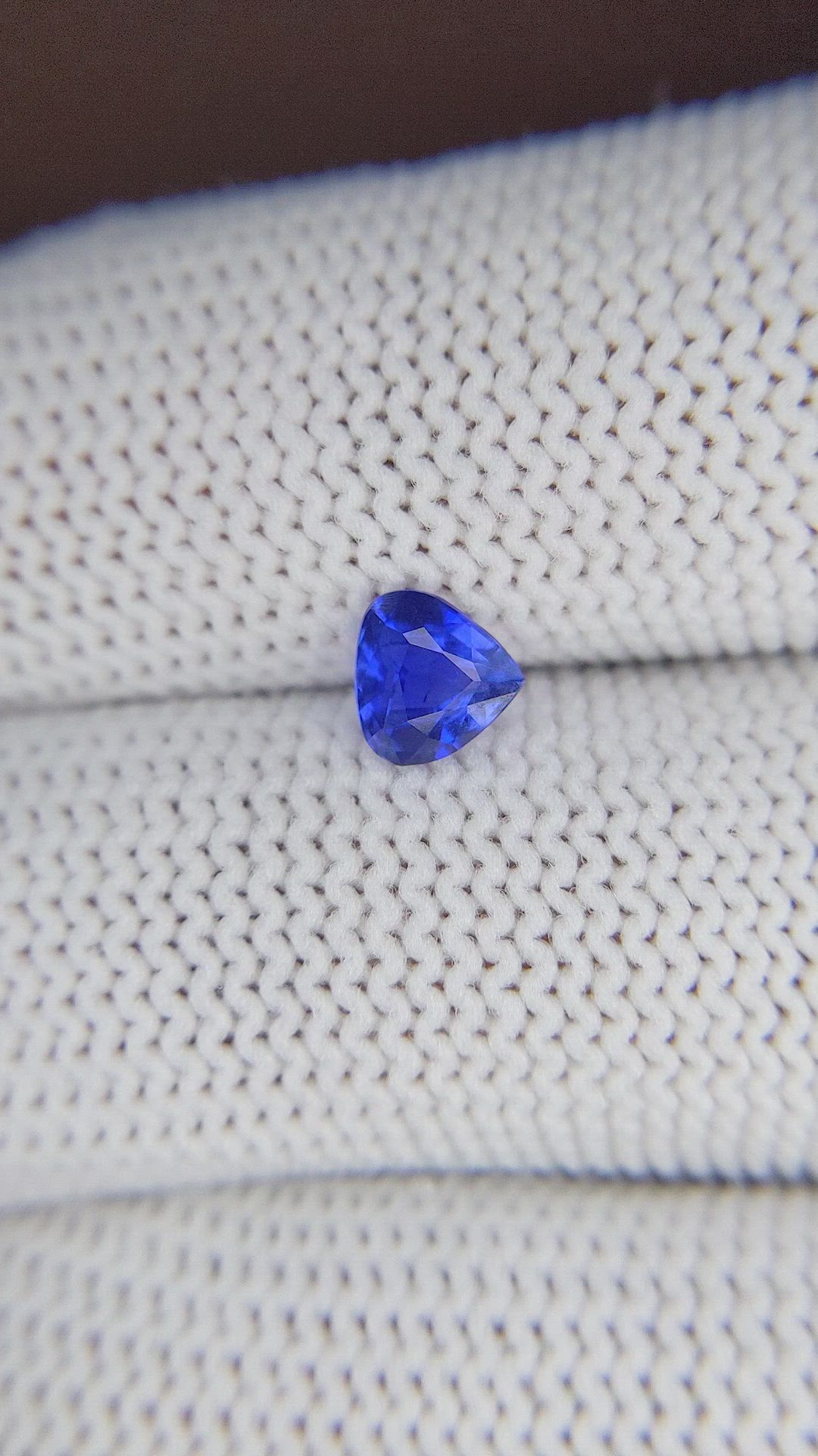 0.72 Ct. Blue Sapphire from Tanzania Size Video