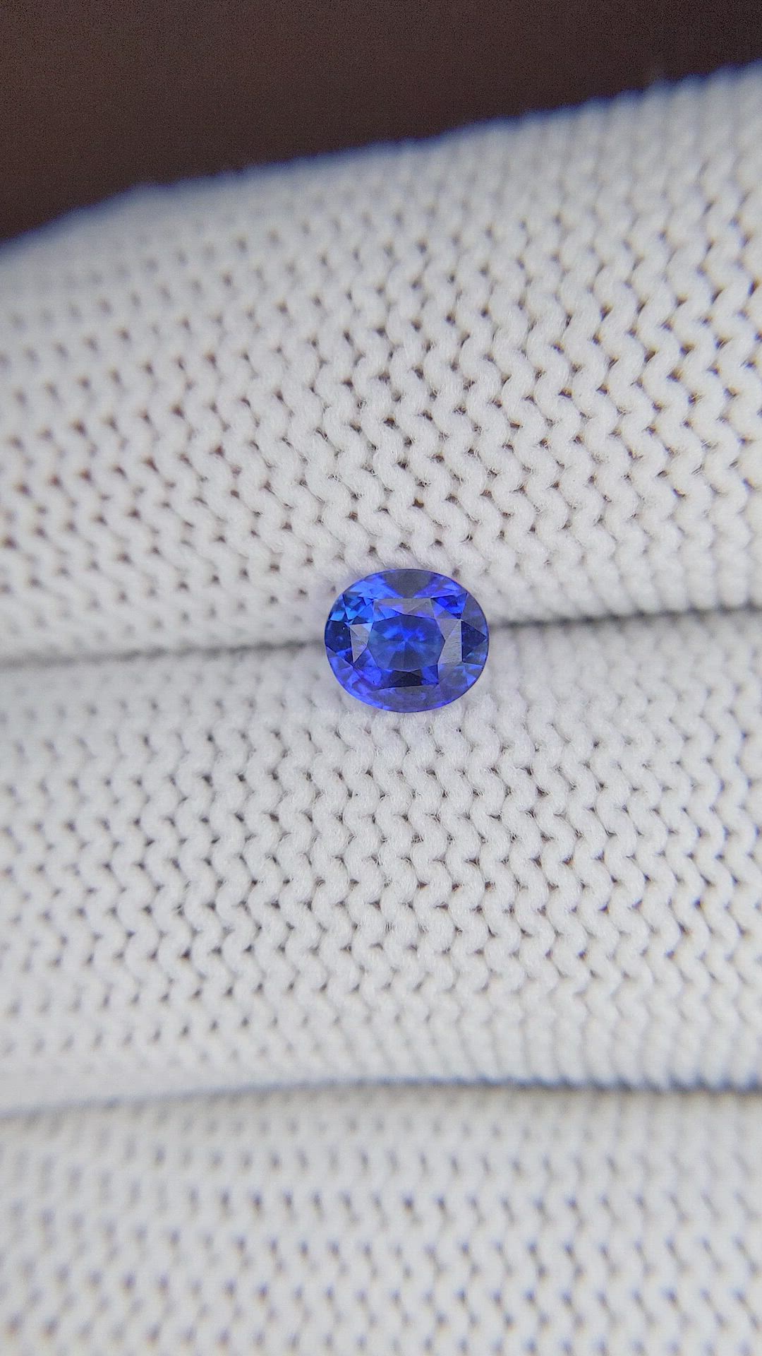 0.85 Ct. Blue Sapphire from Tanzania Size Video