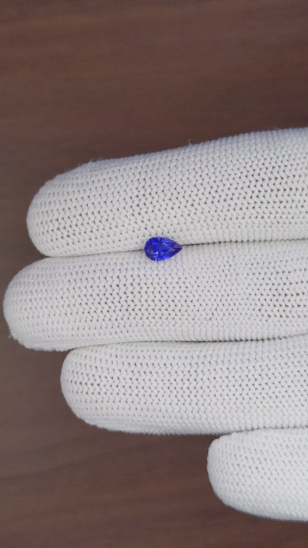 0.75 Ct. Blue Sapphire from Tanzania Size Video