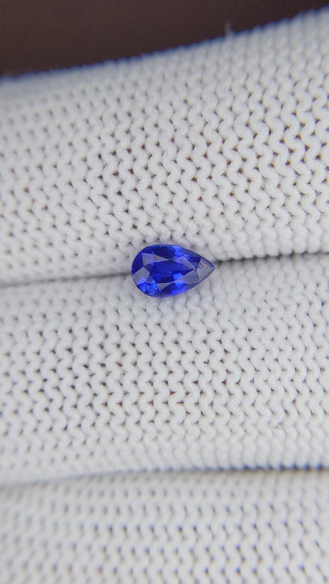 0.75 Ct. Blue Sapphire from Tanzania Size Video
