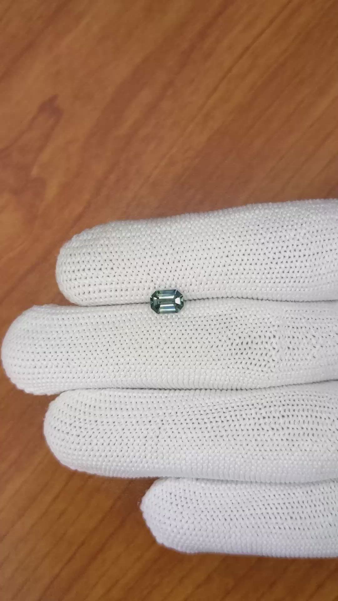 0.68 Ct. Bi Color Sapphire from Madagascar Size Video