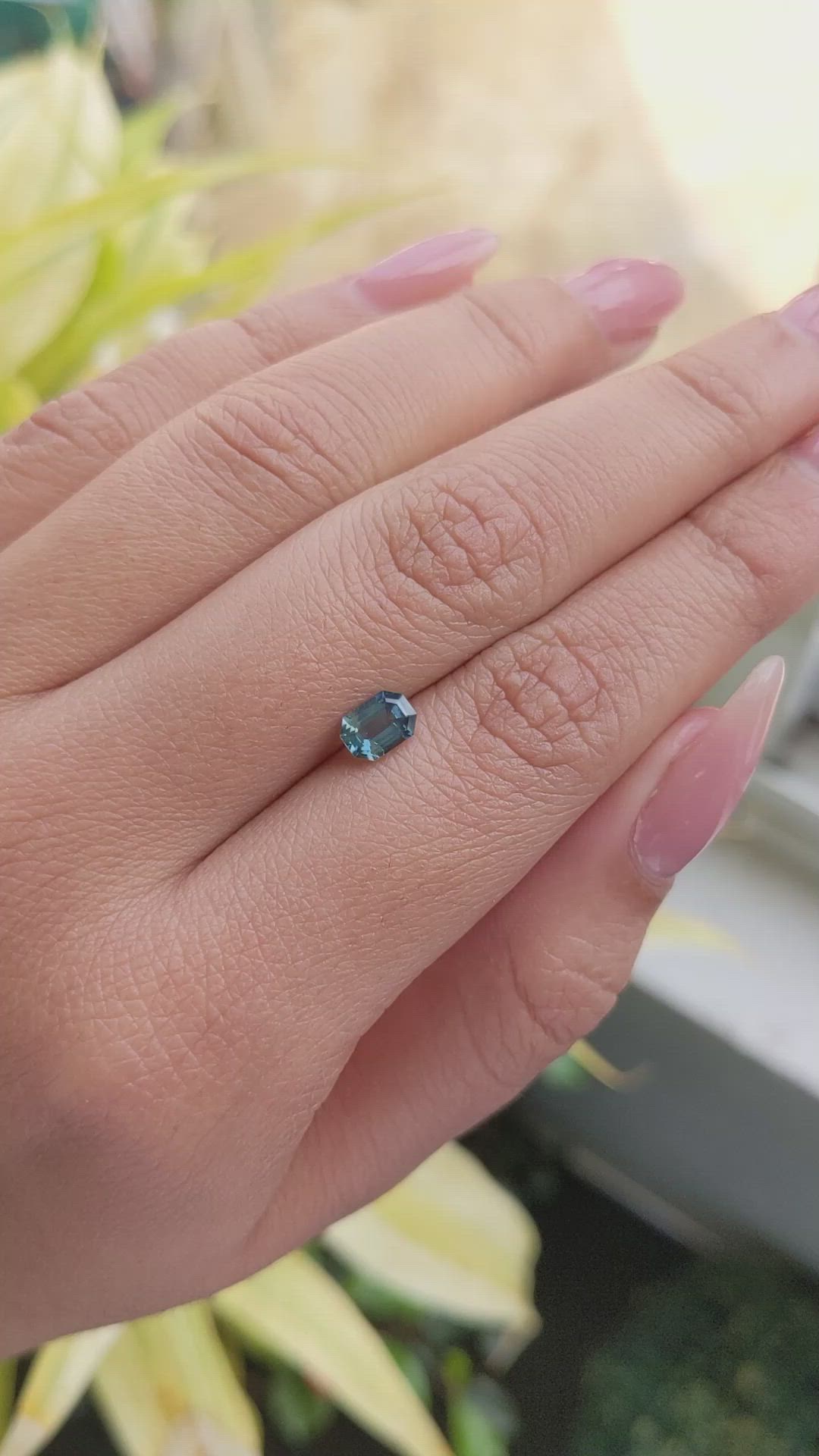 0.68 Ct. Bi Color Sapphire from Madagascar Size Video