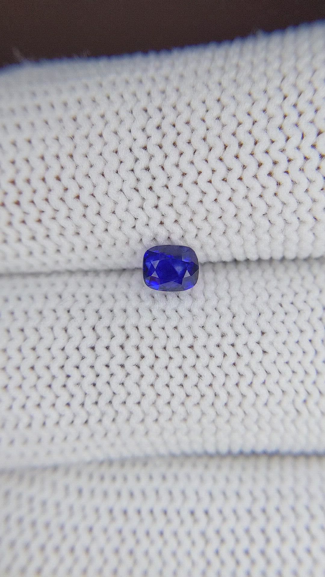 0.42 Ct. Blue Sapphire from Tanzania Size Video