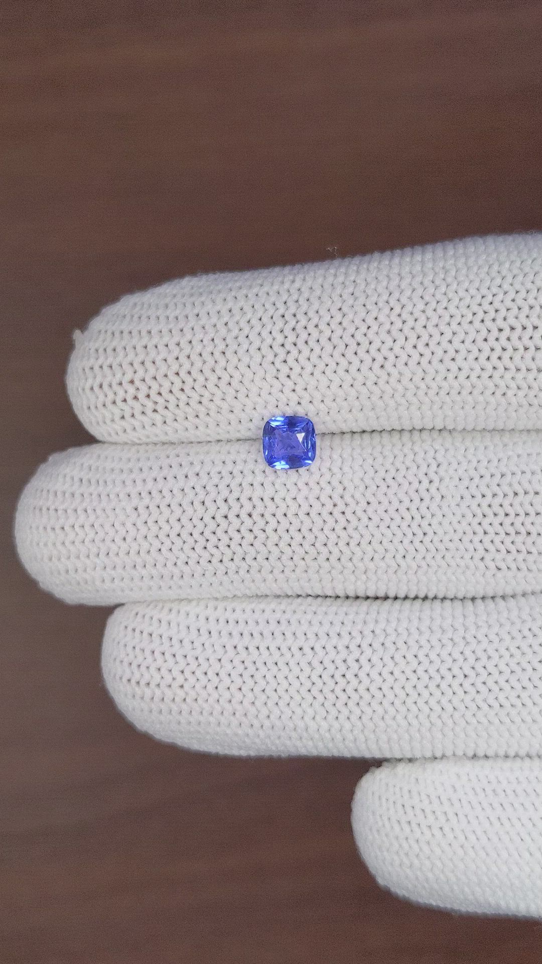 0.73 Ct. Blue Sapphire from Tanzania Size Video