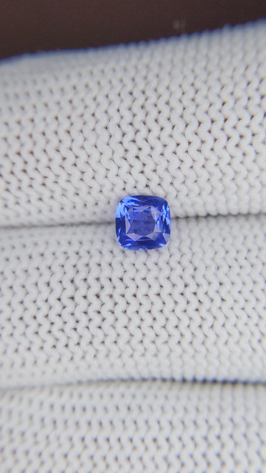 0.73 Ct. Blue Sapphire from Tanzania Size Video