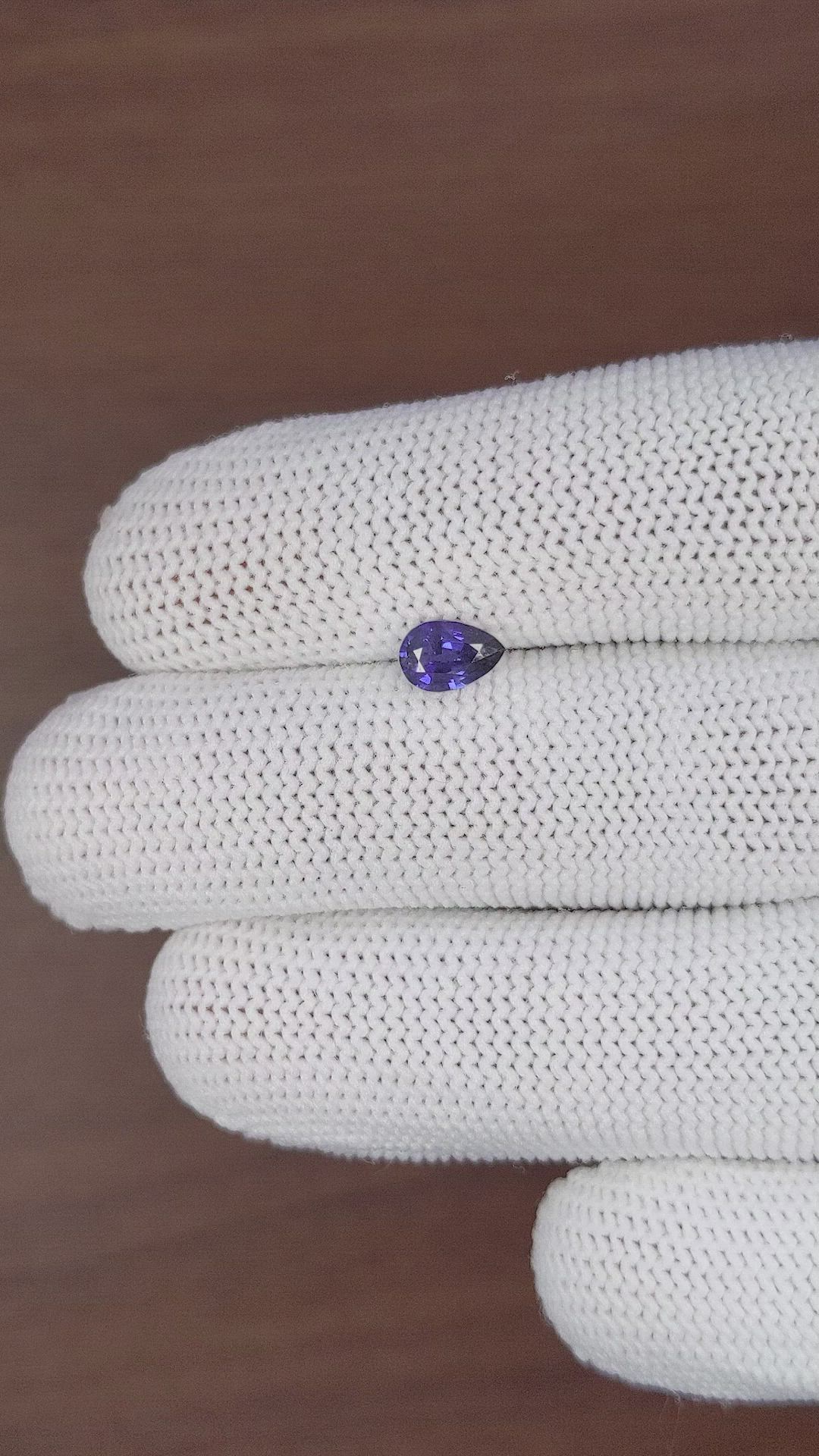 0.73 Ct. Color Change Sapphire from Tanzania Size Video
