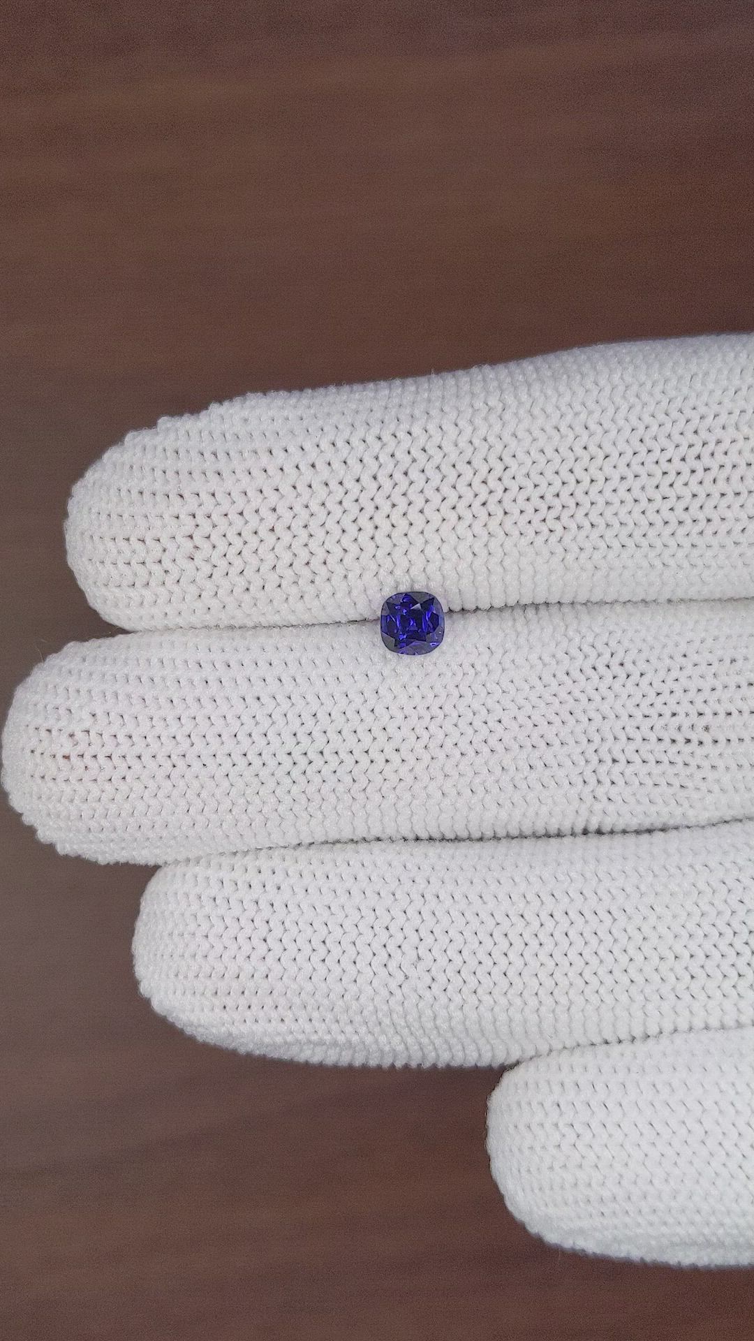 0.73 Ct. Blue Sapphire from Tanzania Size Video