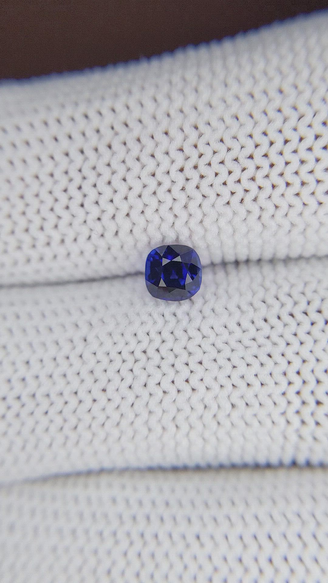0.73 Ct. Blue Sapphire from Tanzania Size Video
