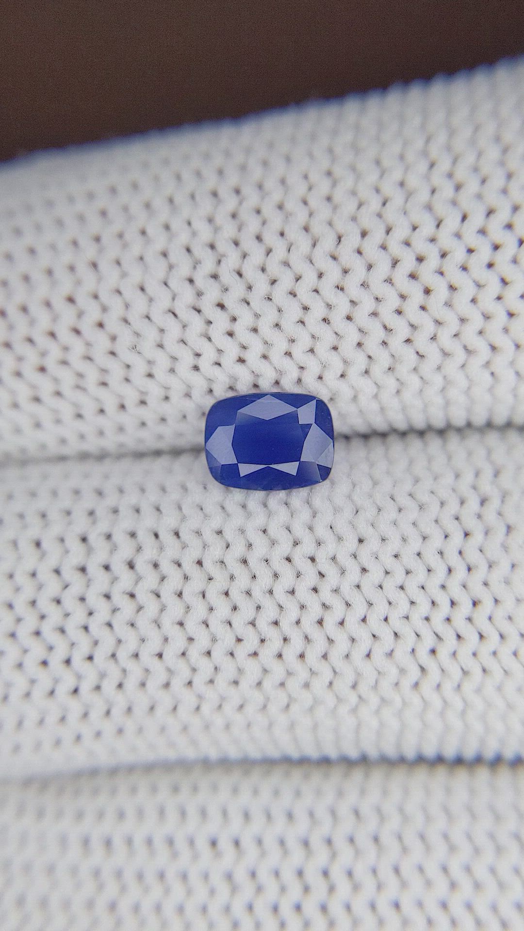 0.78 Ct. Blue Sapphire from Tanzania Size Video