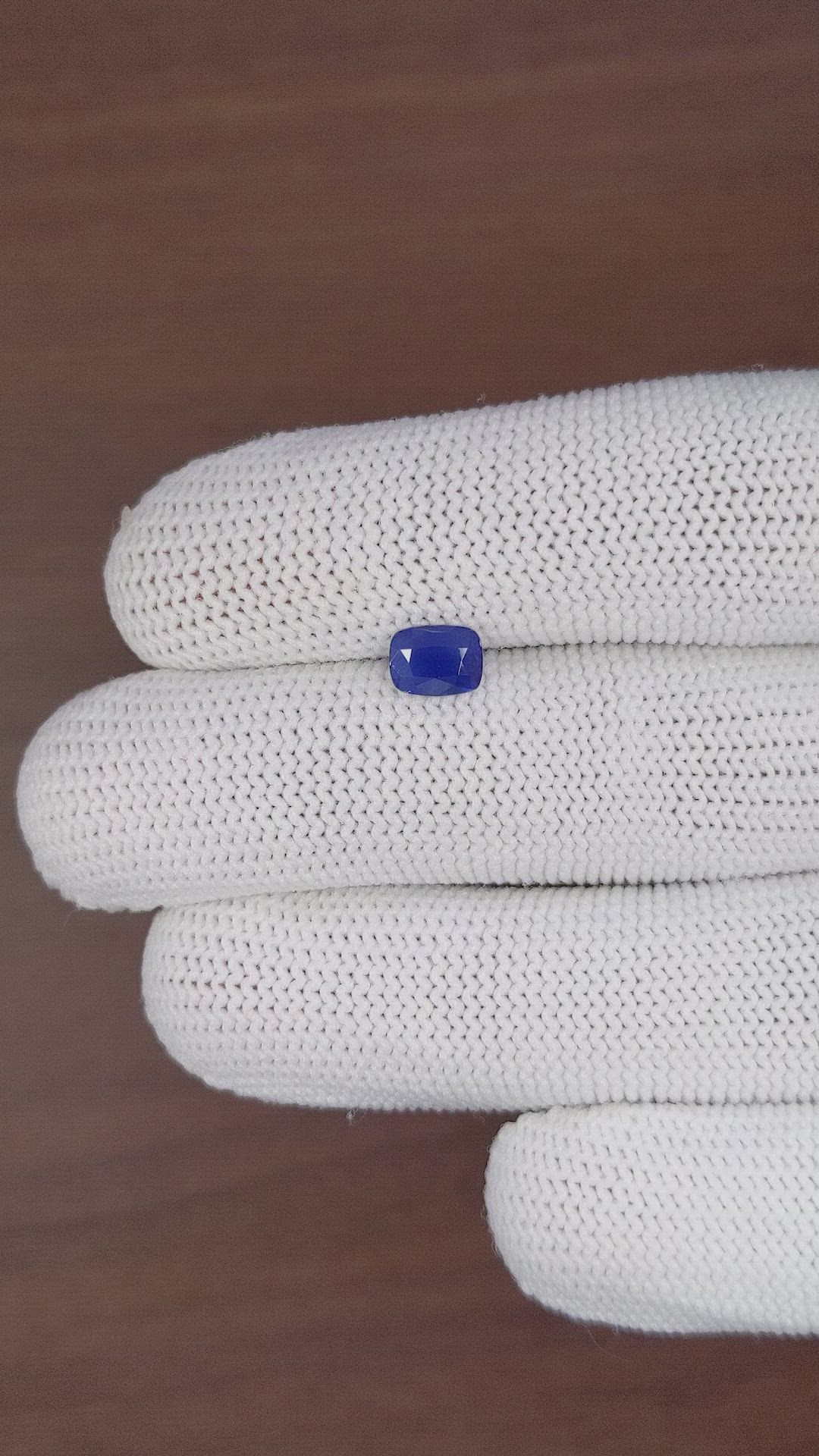0.78 Ct. Blue Sapphire from Tanzania Size Video