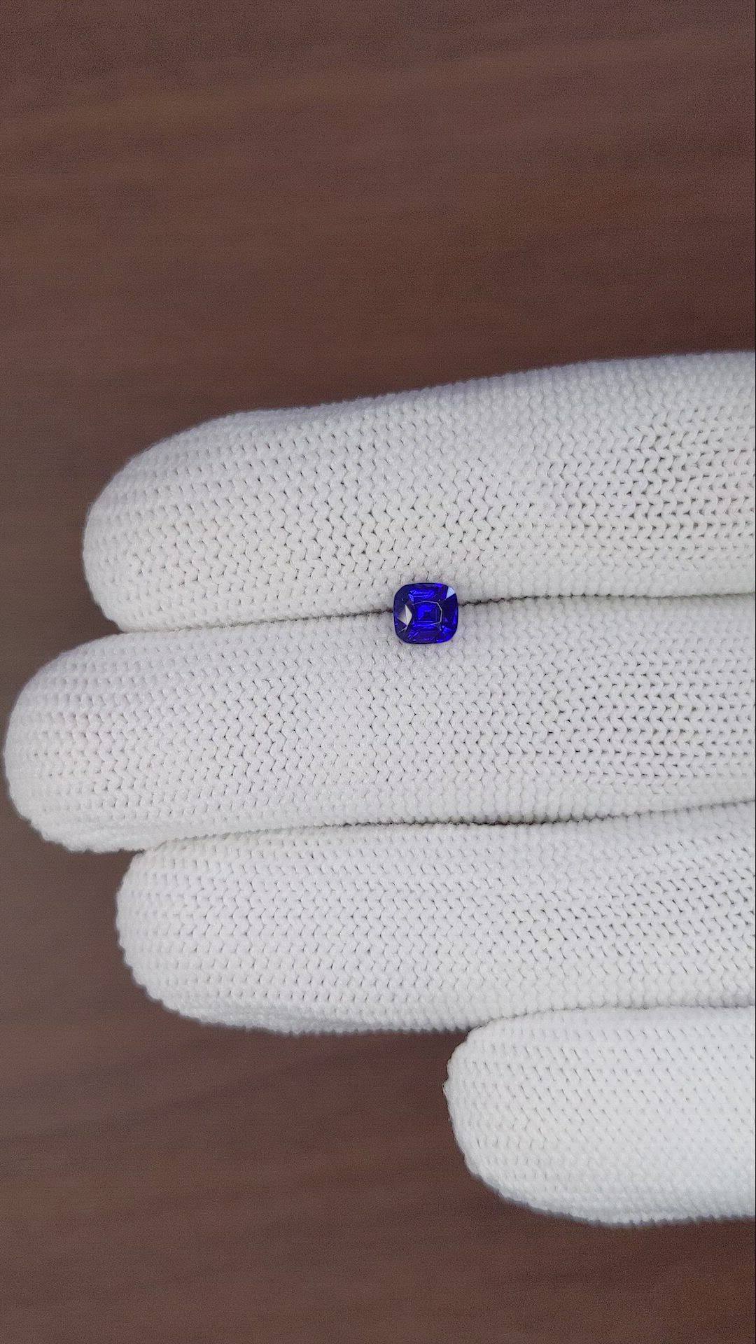 0.80 Ct. Blue Sapphire from Tanzania Size Video