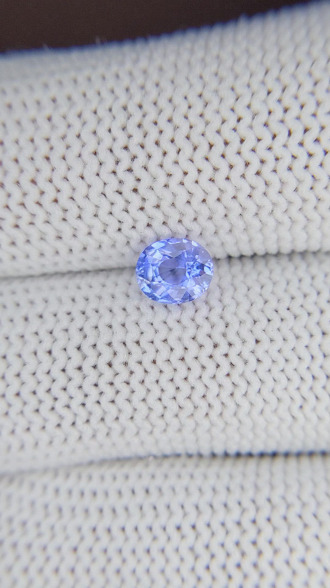 0.91 Ct. Blue Sapphire from Tanzania Size Video