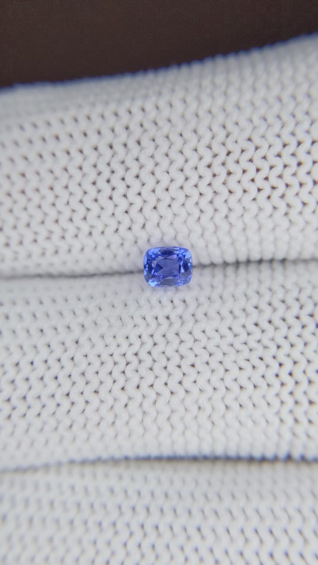 0.43 Ct. Blue Sapphire from Tanzania Size Video