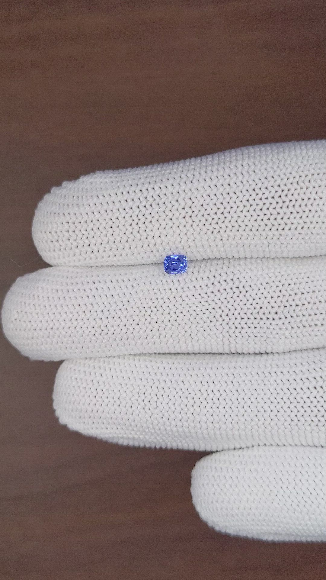 0.43 Ct. Blue Sapphire from Tanzania Size Video