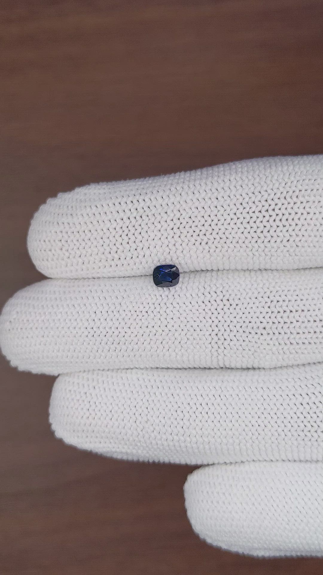 0.63 Ct. Blue Sapphire from Tanzania Size Video