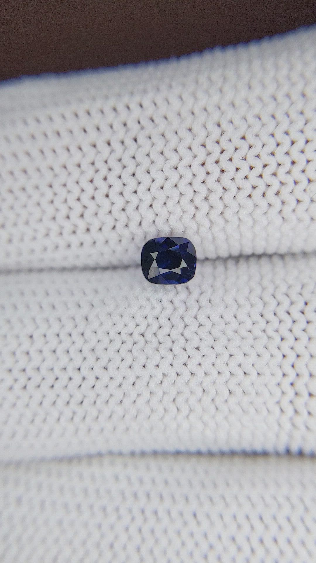 0.63 Ct. Blue Sapphire from Tanzania Size Video