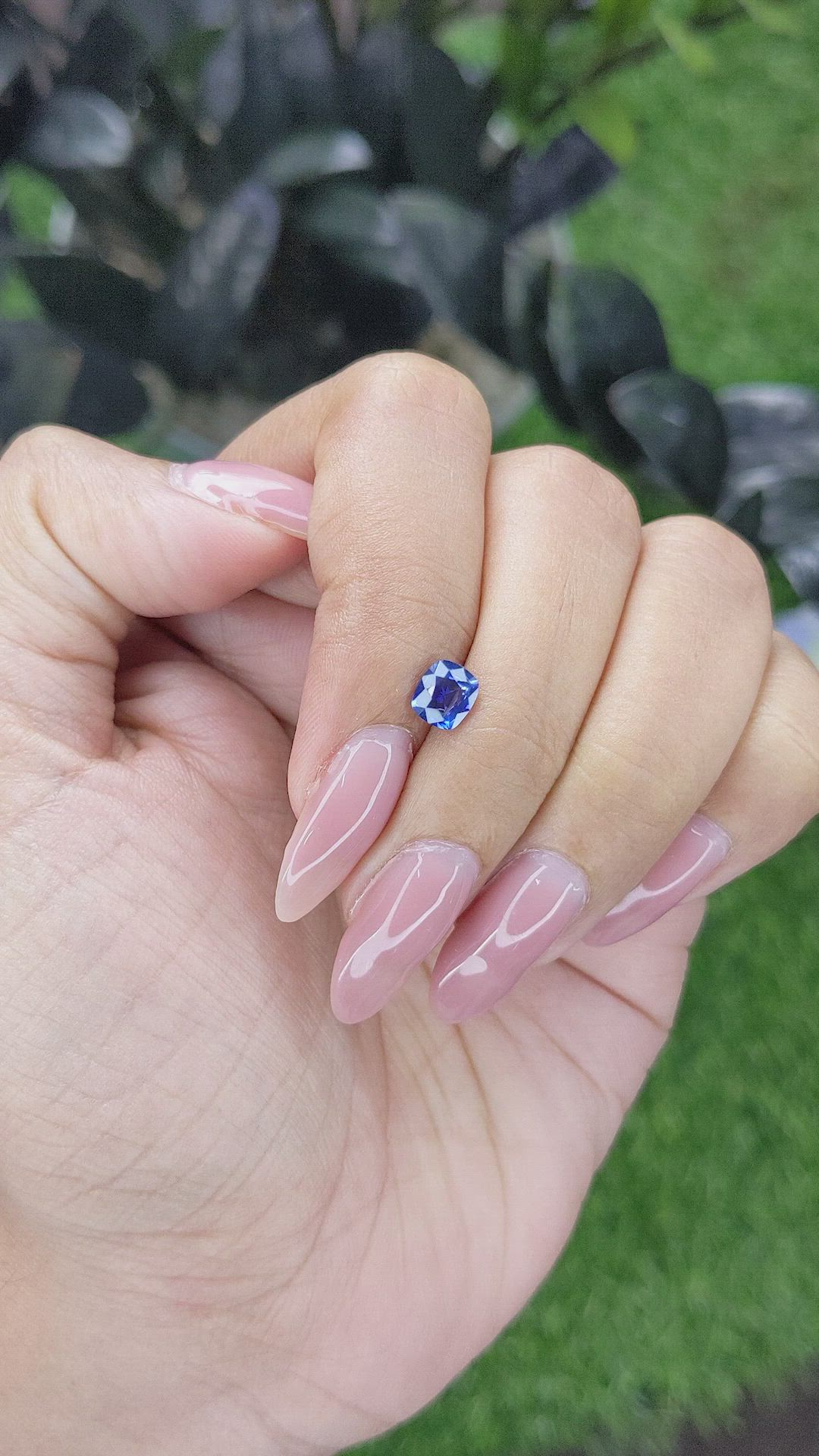 0.83 Ct. Blue Sapphire from Tanzania Size Video