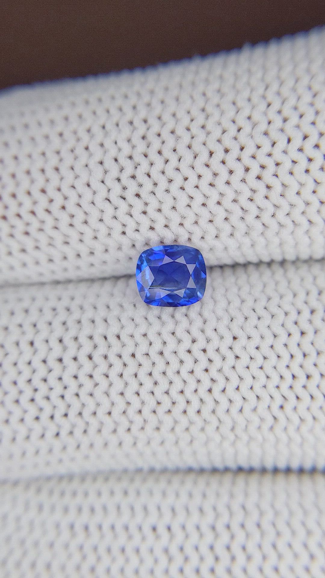 0.83 Ct. Blue Sapphire from Tanzania Size Video