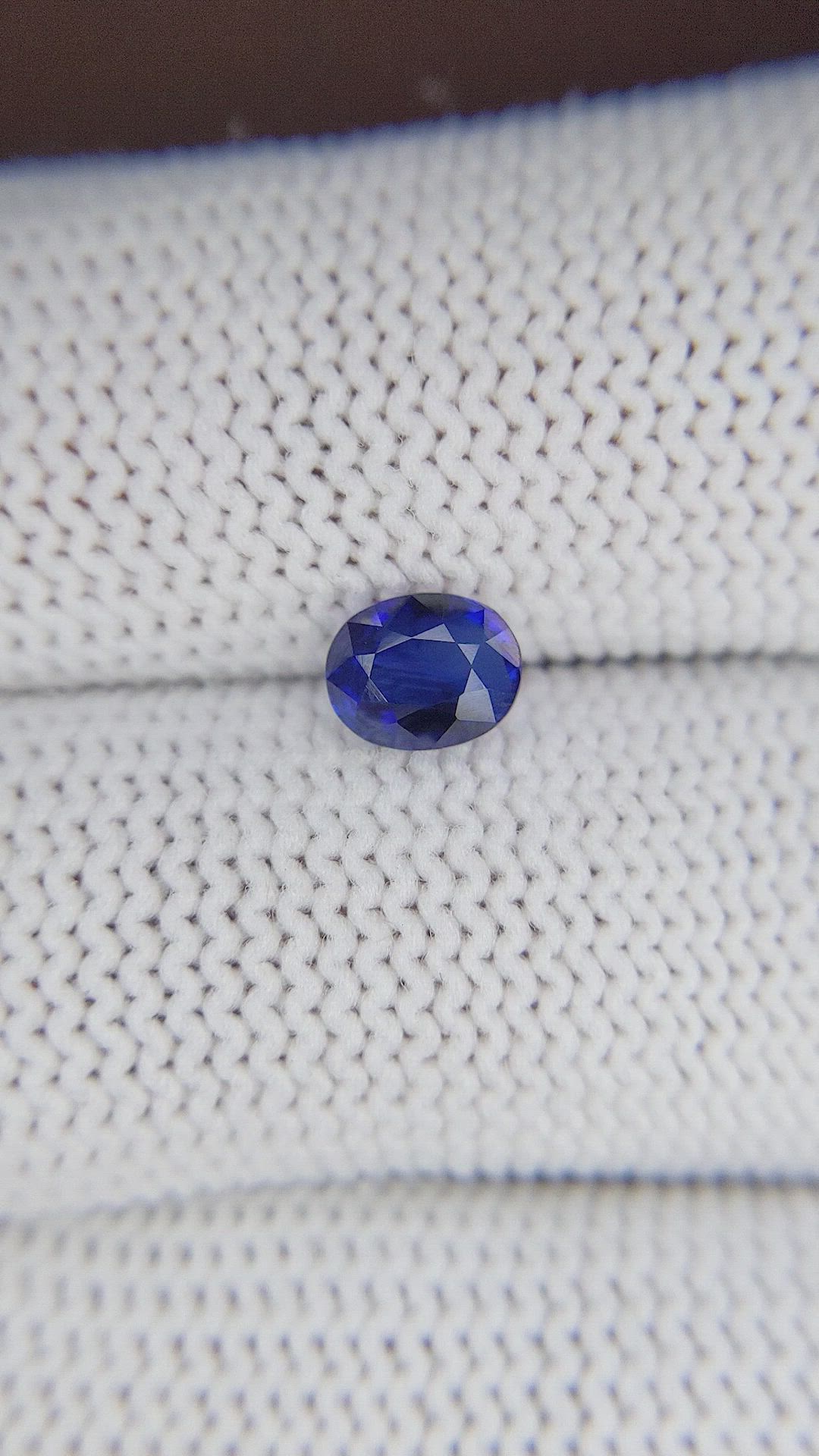 0.95 Ct. Blue Sapphire from Tanzania Size Video