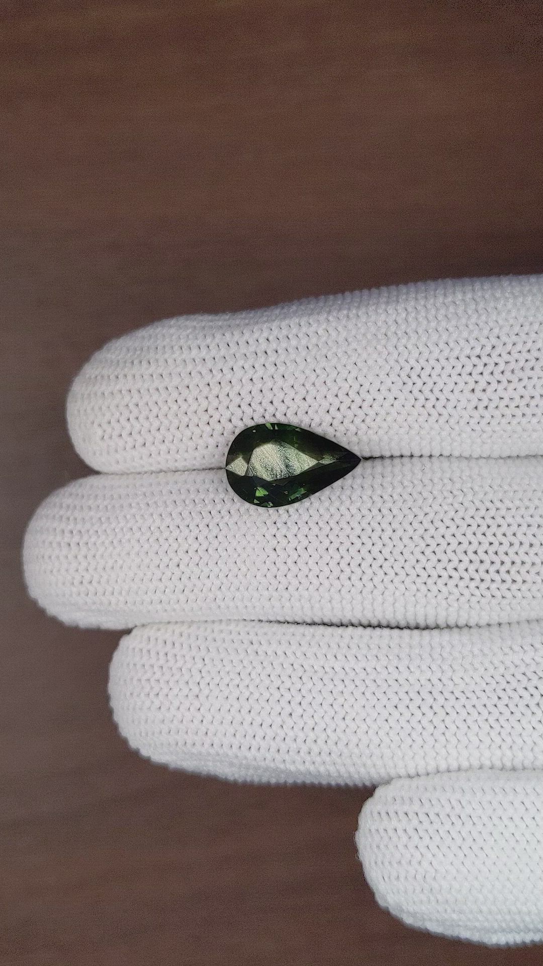 5.00 Ct. Green Sapphire from Kenya Size Video