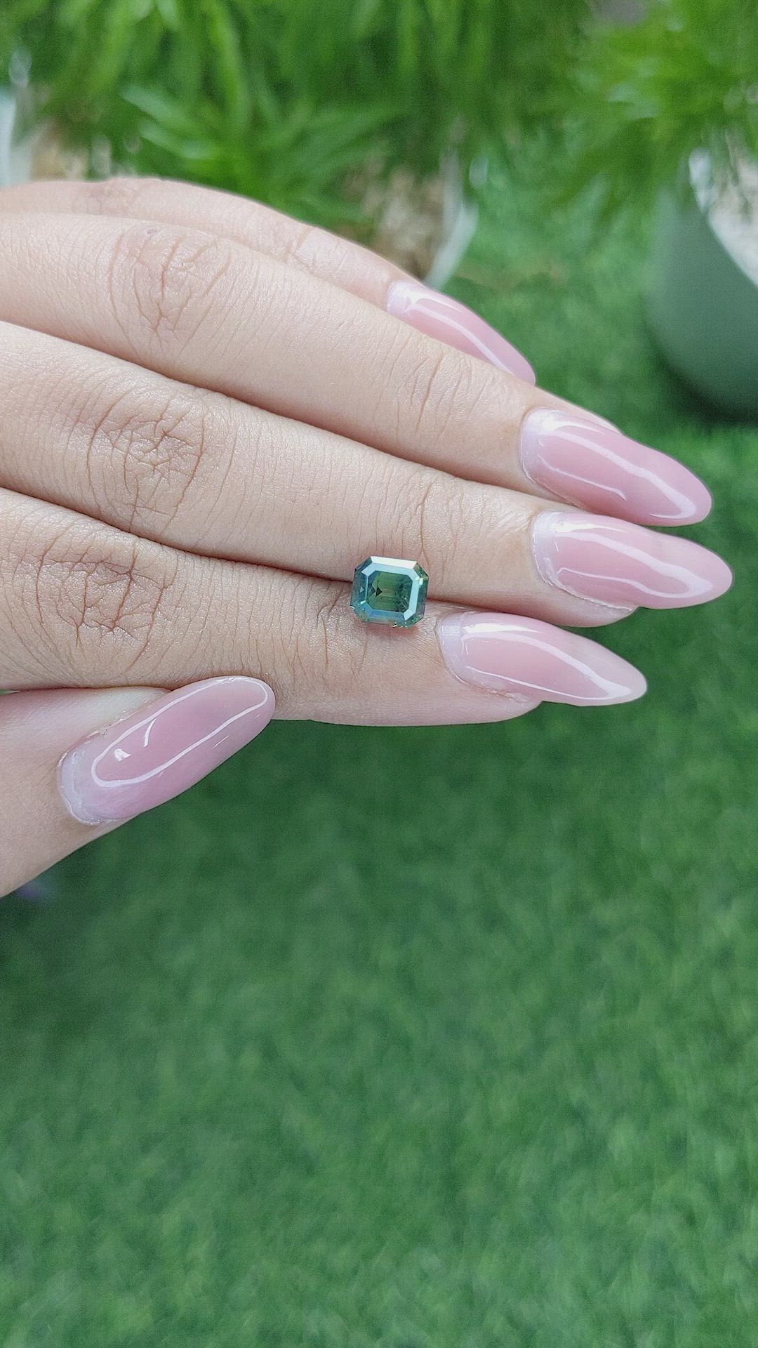 2.06 Ct. Bi Color Sapphire from Madagascar Size Video