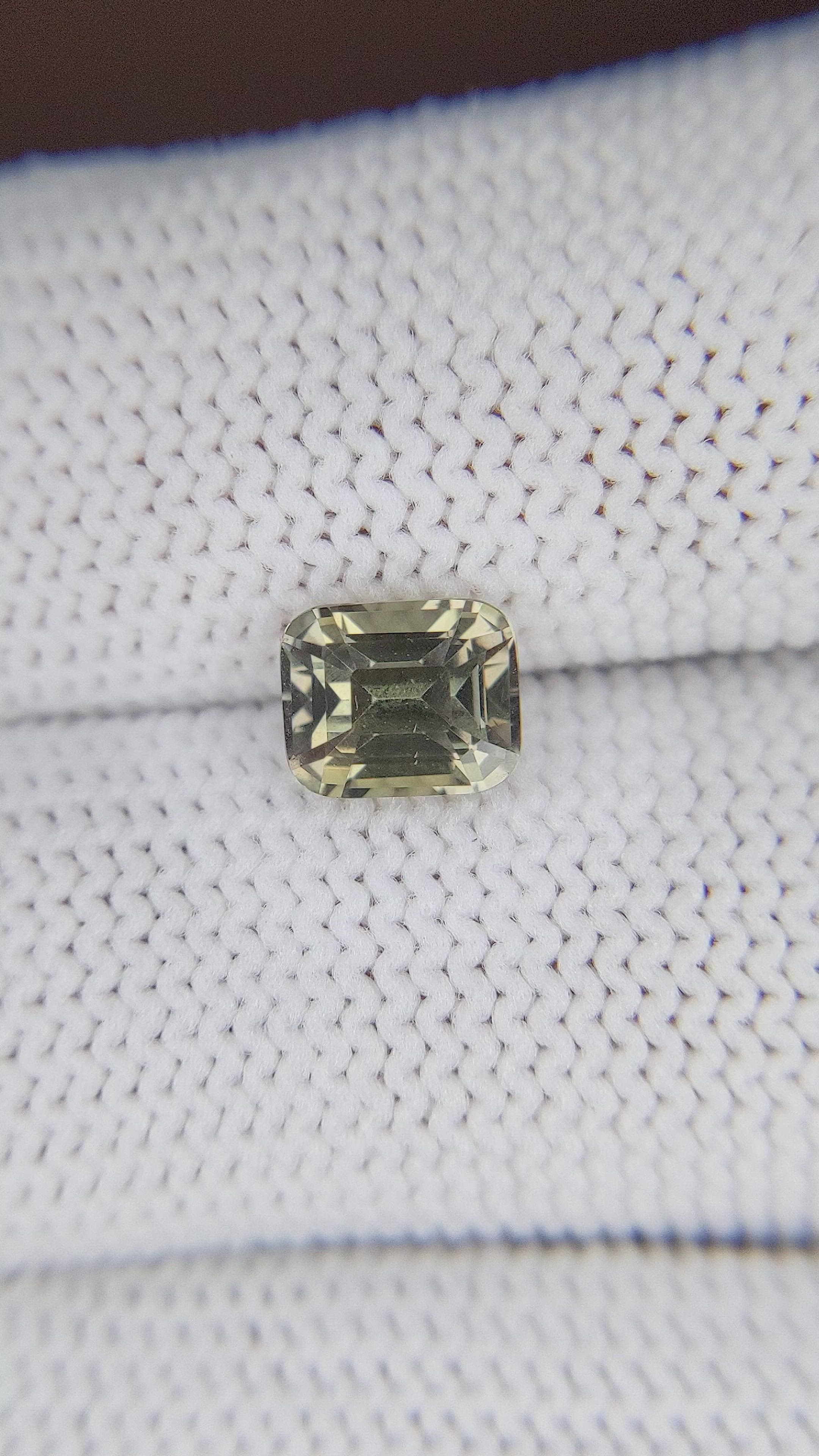 1.85 Ct. Brownish Green Sapphire from Madagascar Size Video