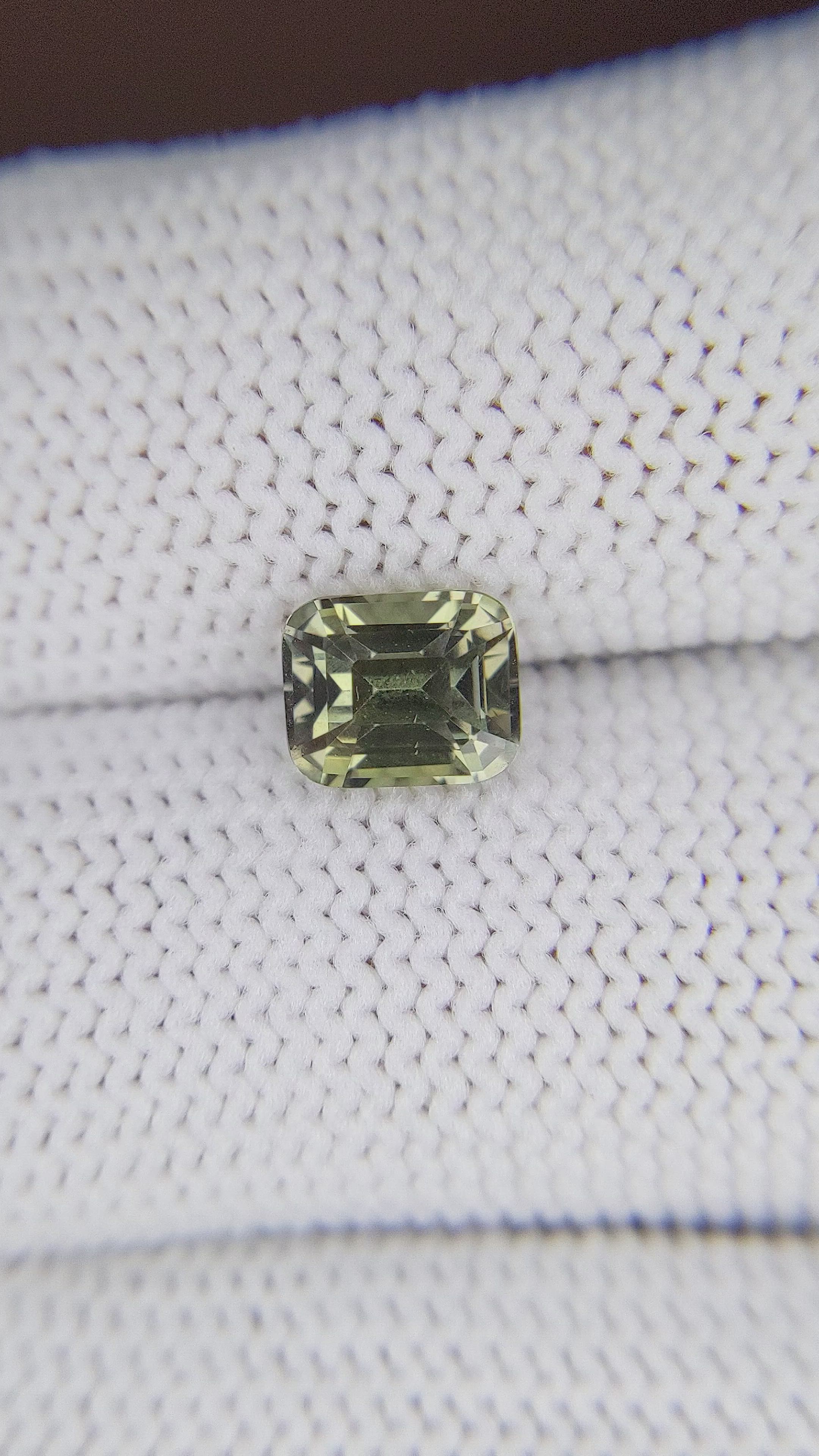 1.85 Ct. Brownish Green Sapphire from Madagascar Size Video