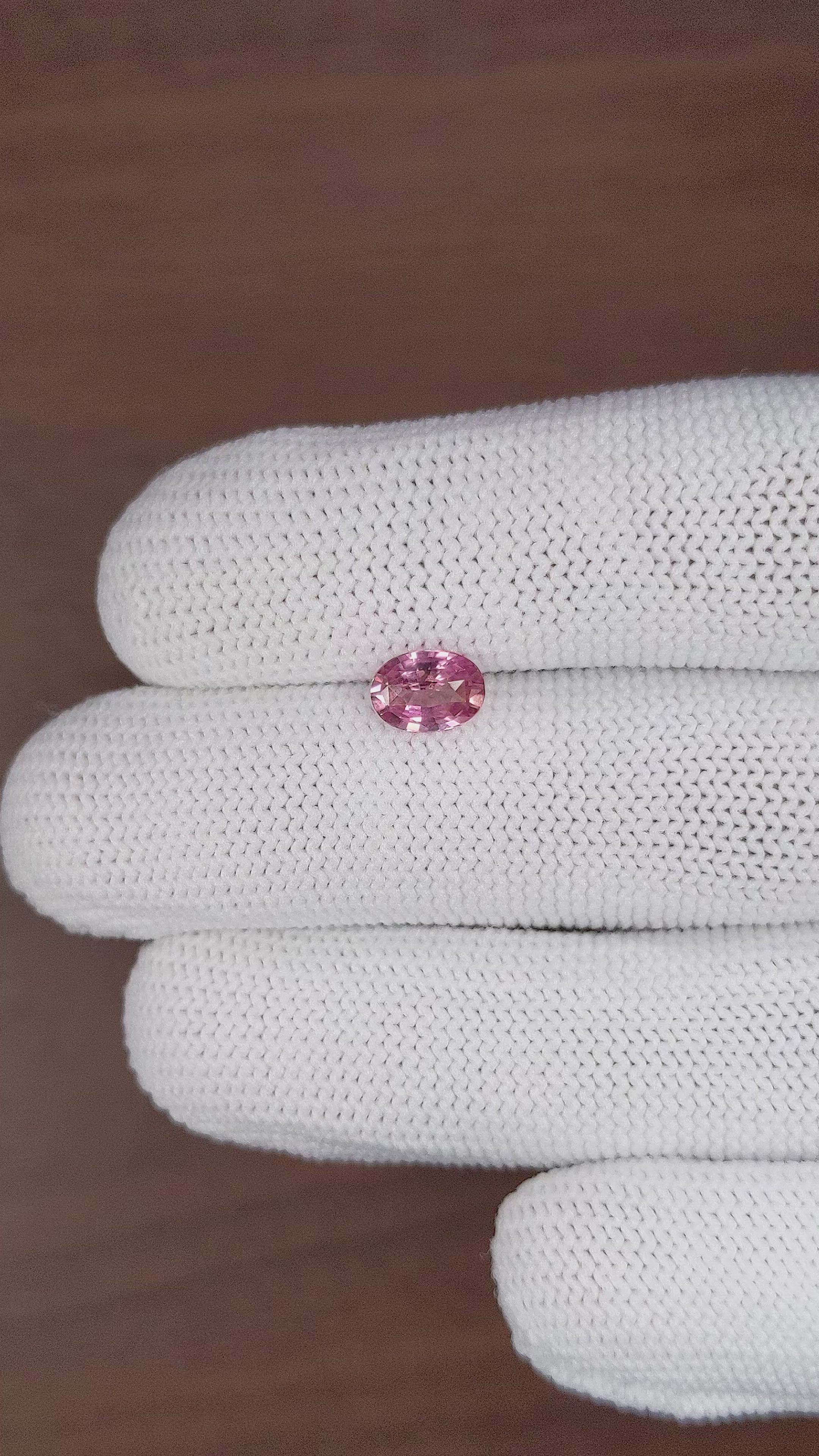 1.18 Ct. Pink Sapphire from Madagascar Size Video