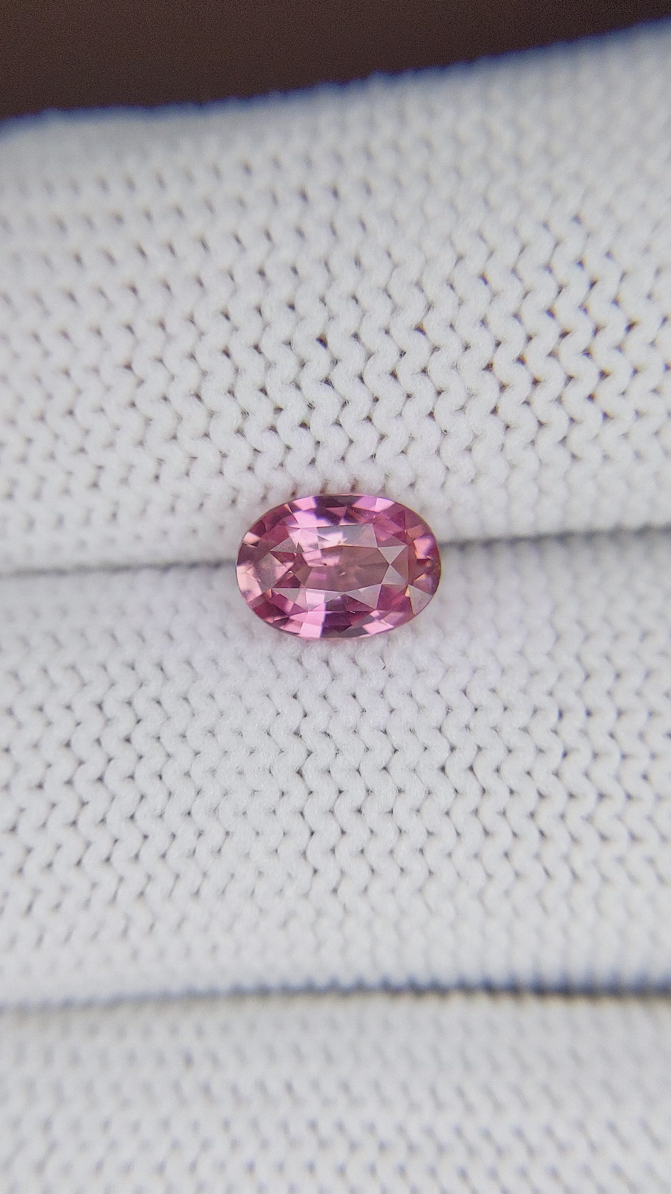 1.18 Ct. Pink Sapphire from Madagascar Size Video