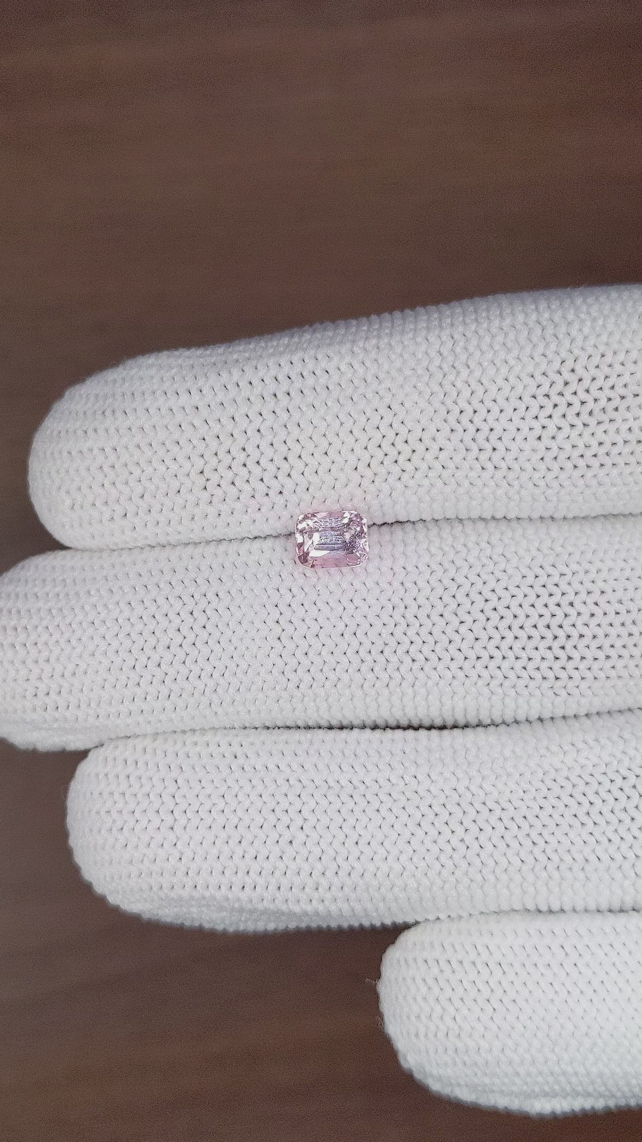 1.17 Ct. Purplish Pink Sapphire from Madagascar Size Video