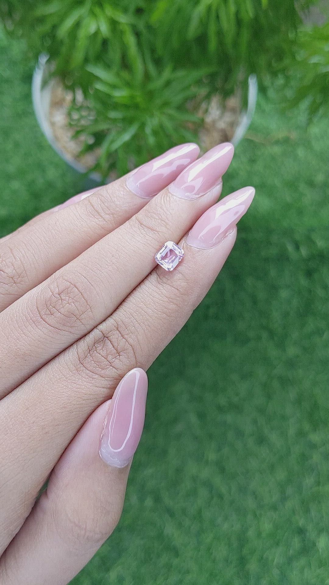 1.04 Ct. Pink Sapphire from Madagascar Size Video