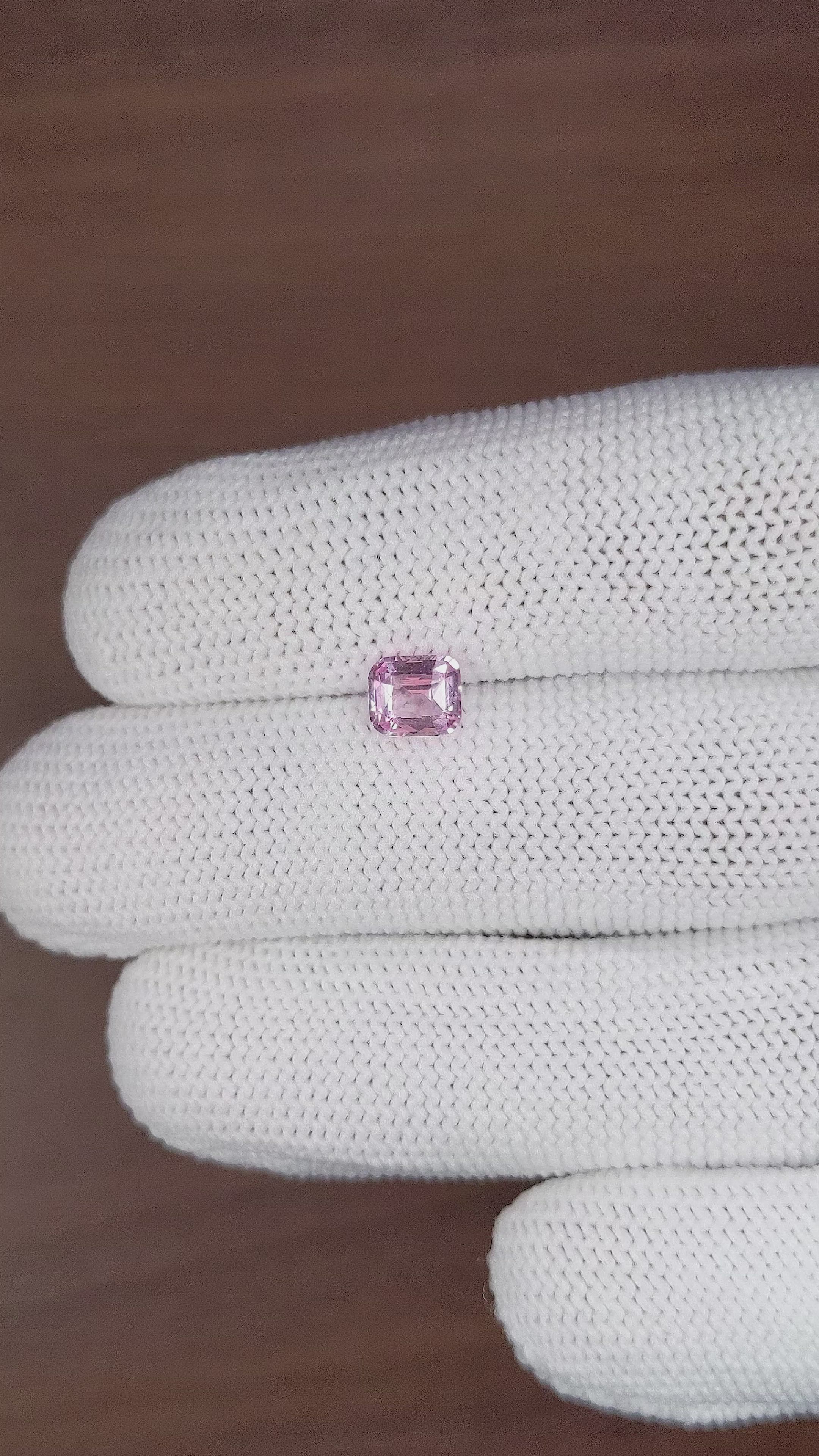 1.04 Ct. Pink Sapphire from Madagascar Size Video