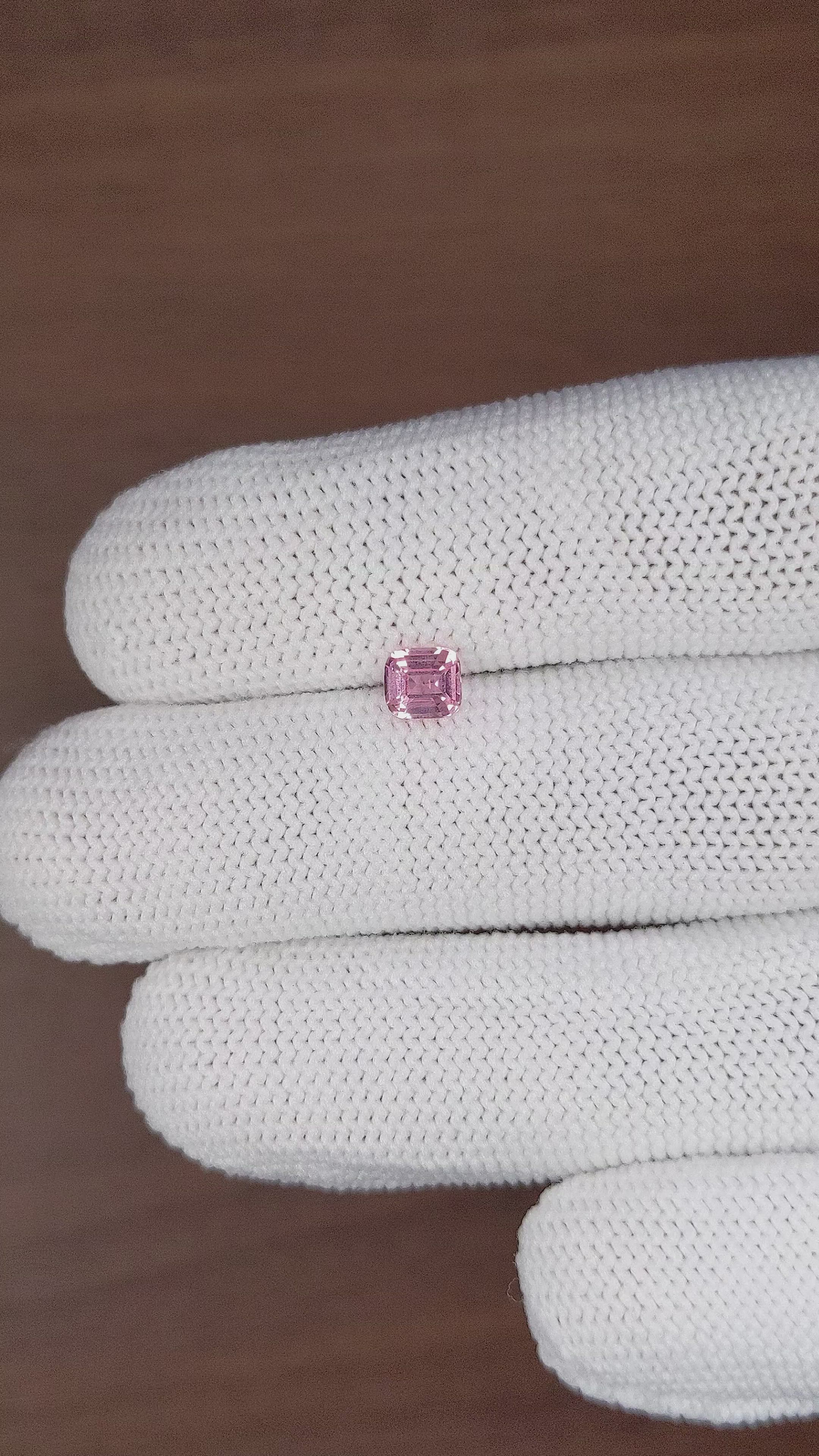 0.70 Ct. Pink Sapphire from Madagascar Size Video