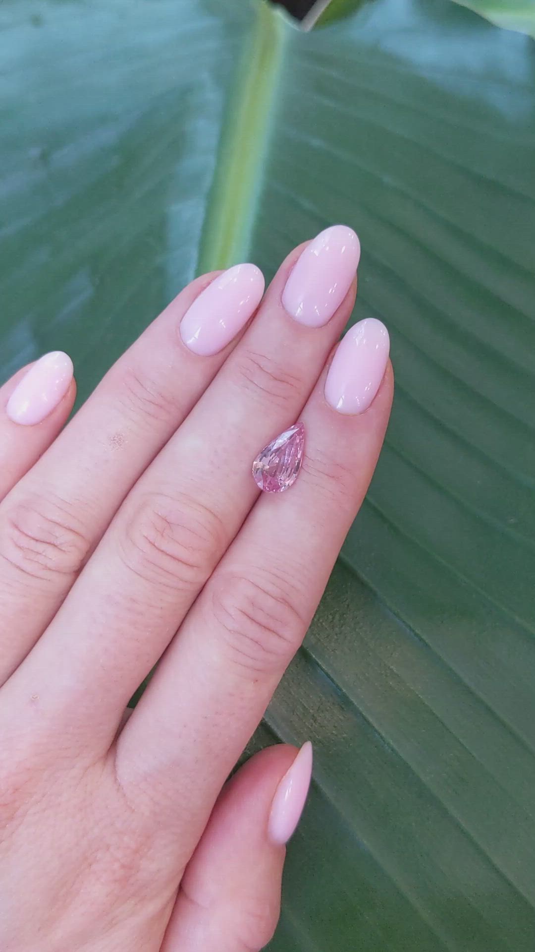 2.51 Ct. Padparadscha Sapphire from Madagascar Size Video