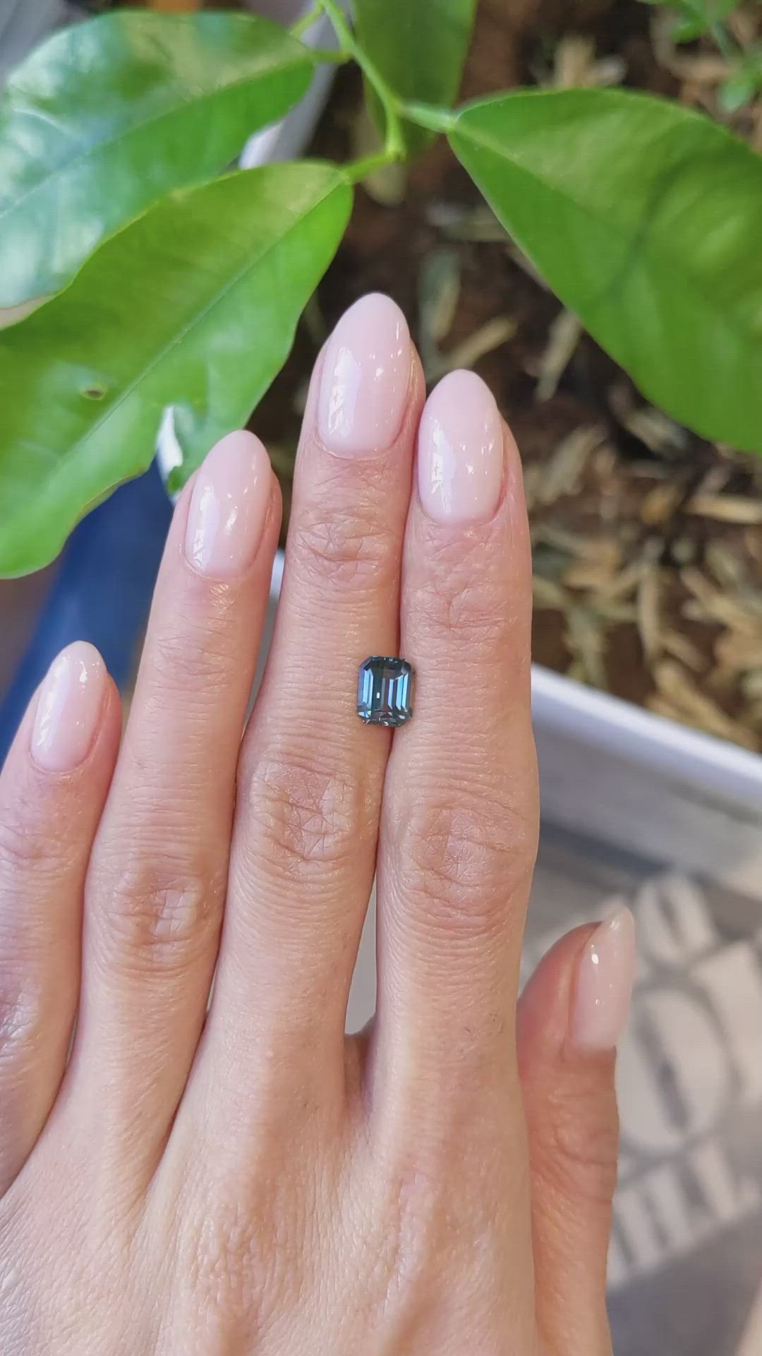 1.95 Ct. Green Sapphire from Ceylon (Sri Lanka) Size Video