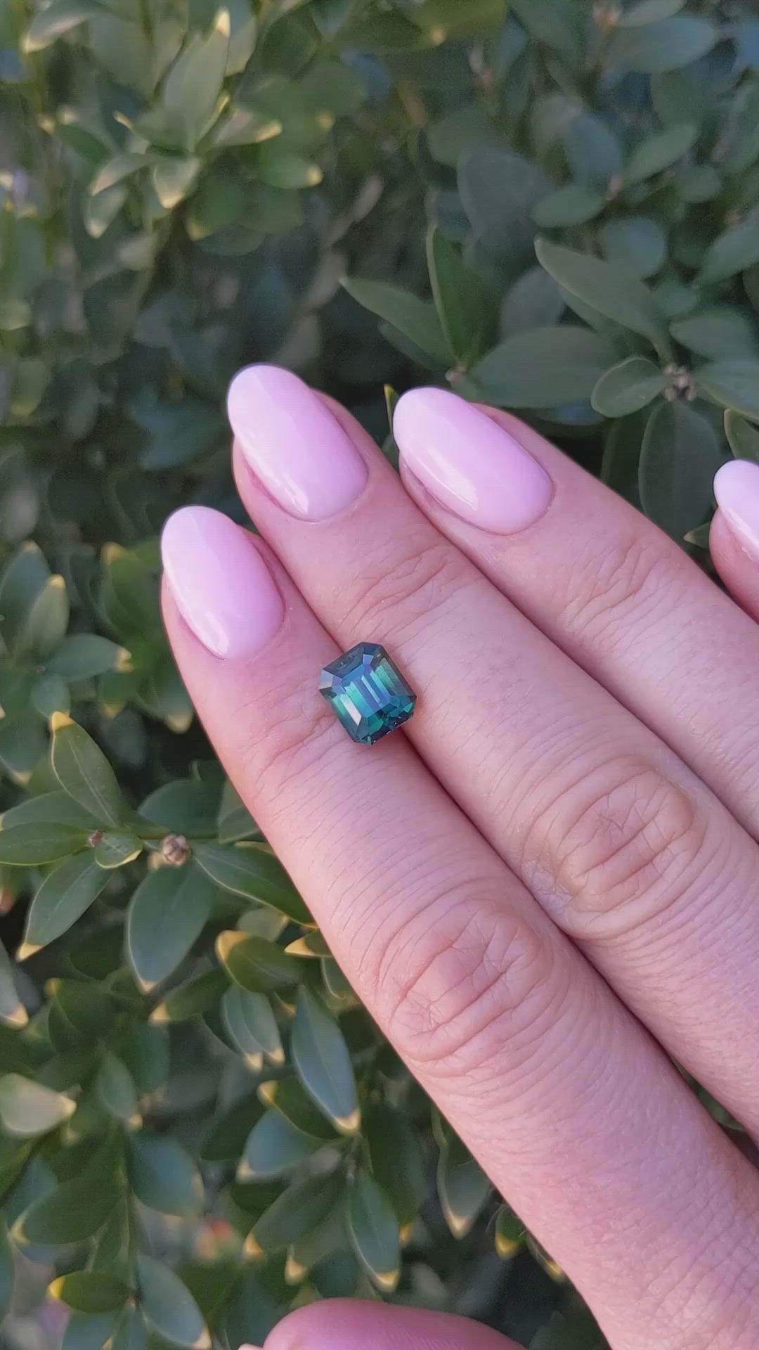 2.68 Ct. Green Sapphire from Madagascar Size Video