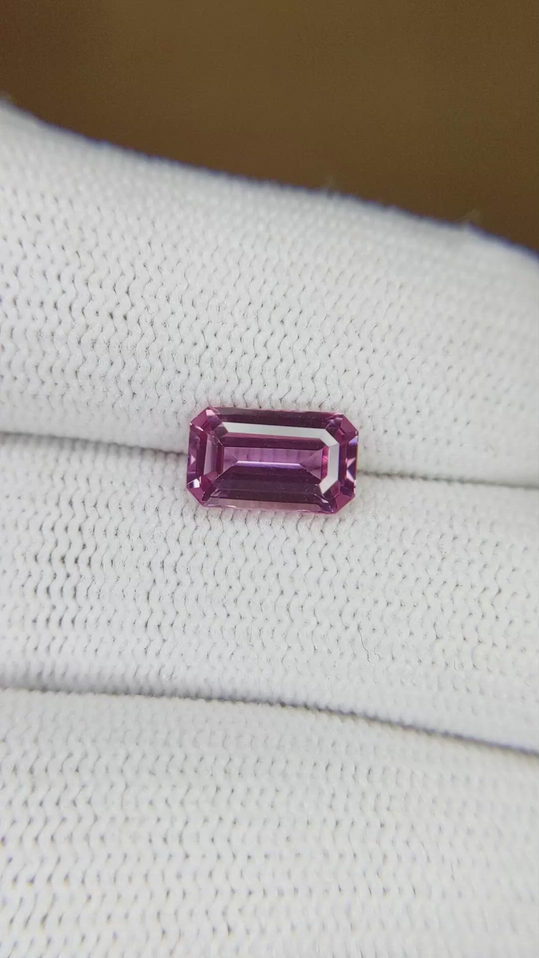 2.03 Ct. Pink Sapphire from Ceylon (Sri Lanka) Size Video