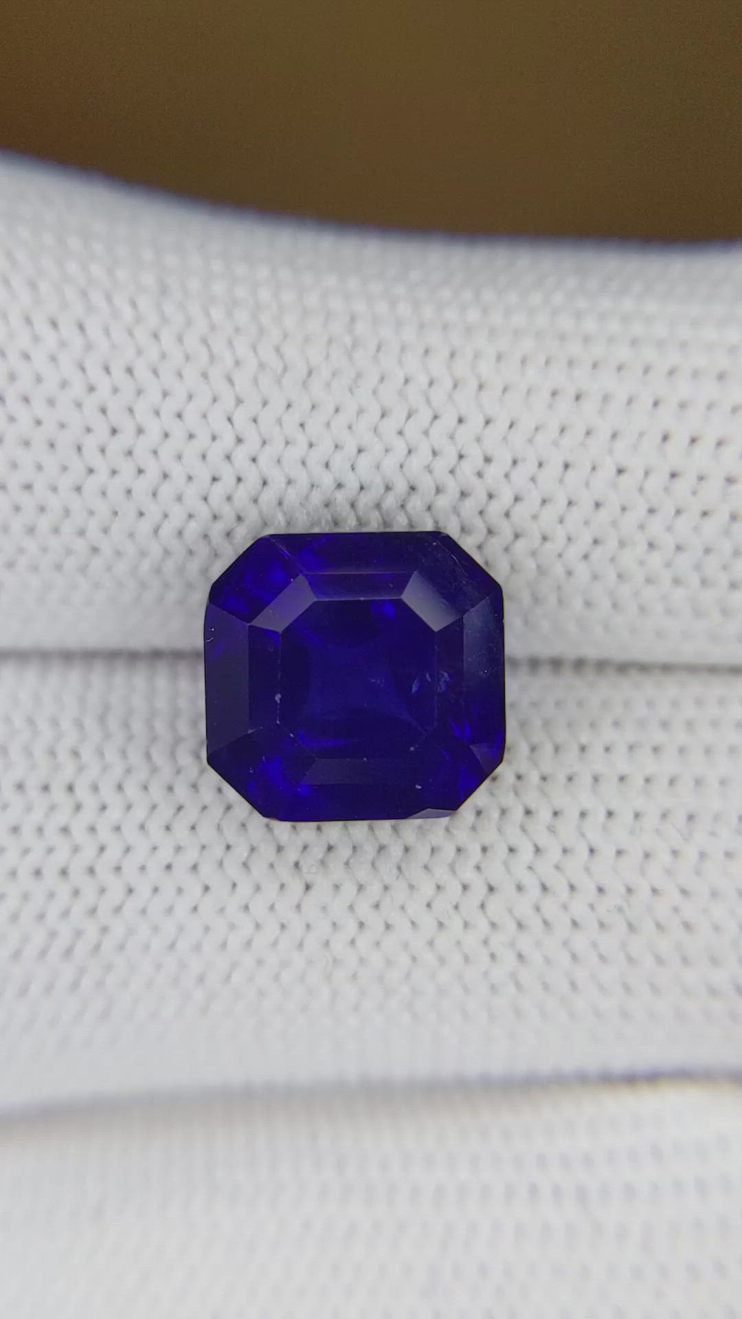 7.34 Ct. Blue Cabochon Sapphire from Ceylon (Sri Lanka) Size Video