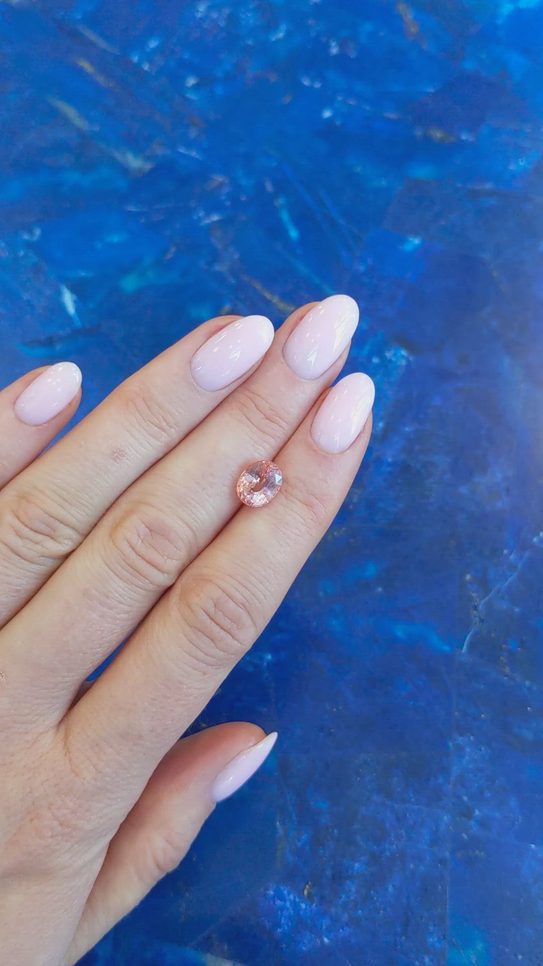 2.64 Ct. Padparadscha Sapphire from Madagascar Size Video