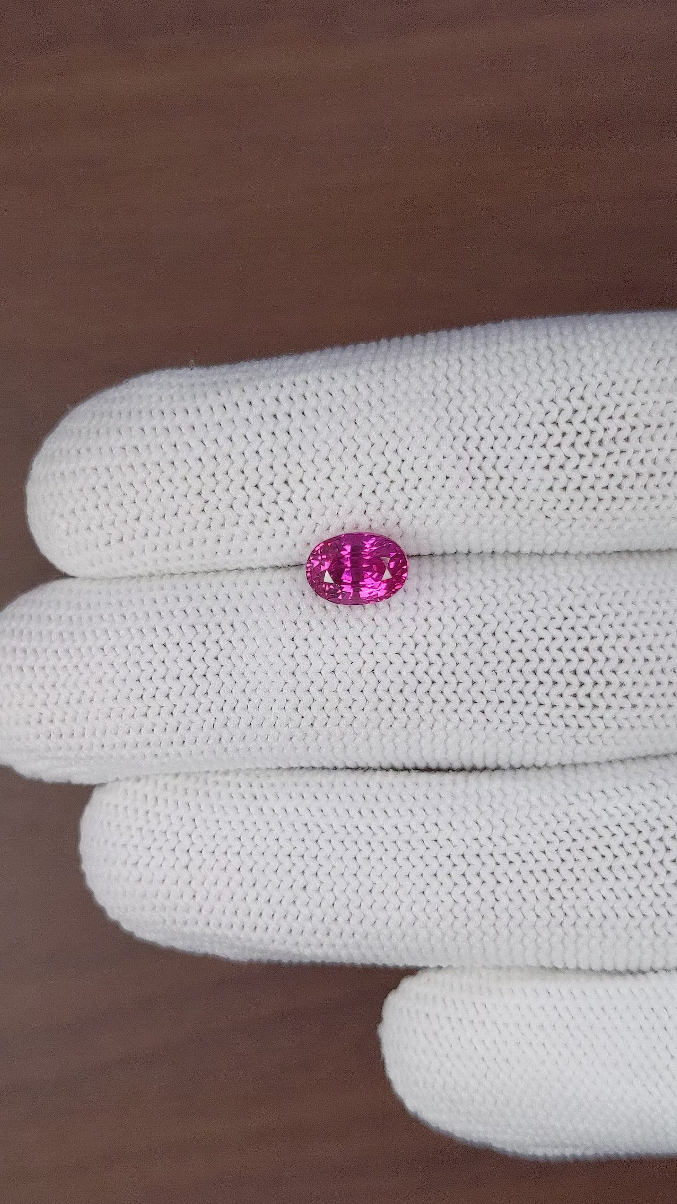 2.32 Ct. Pink Sapphire from Tanzania Size Video