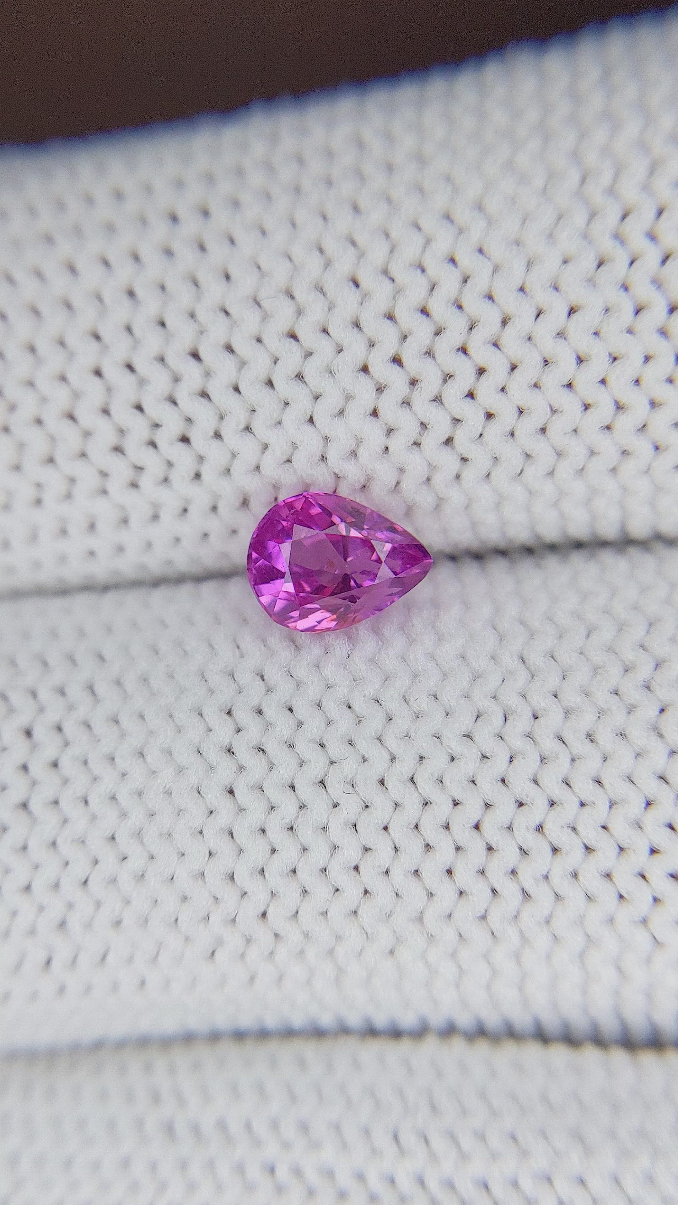 1.03 Ct. Purplish Pink Sapphire from Tanzania Size Video