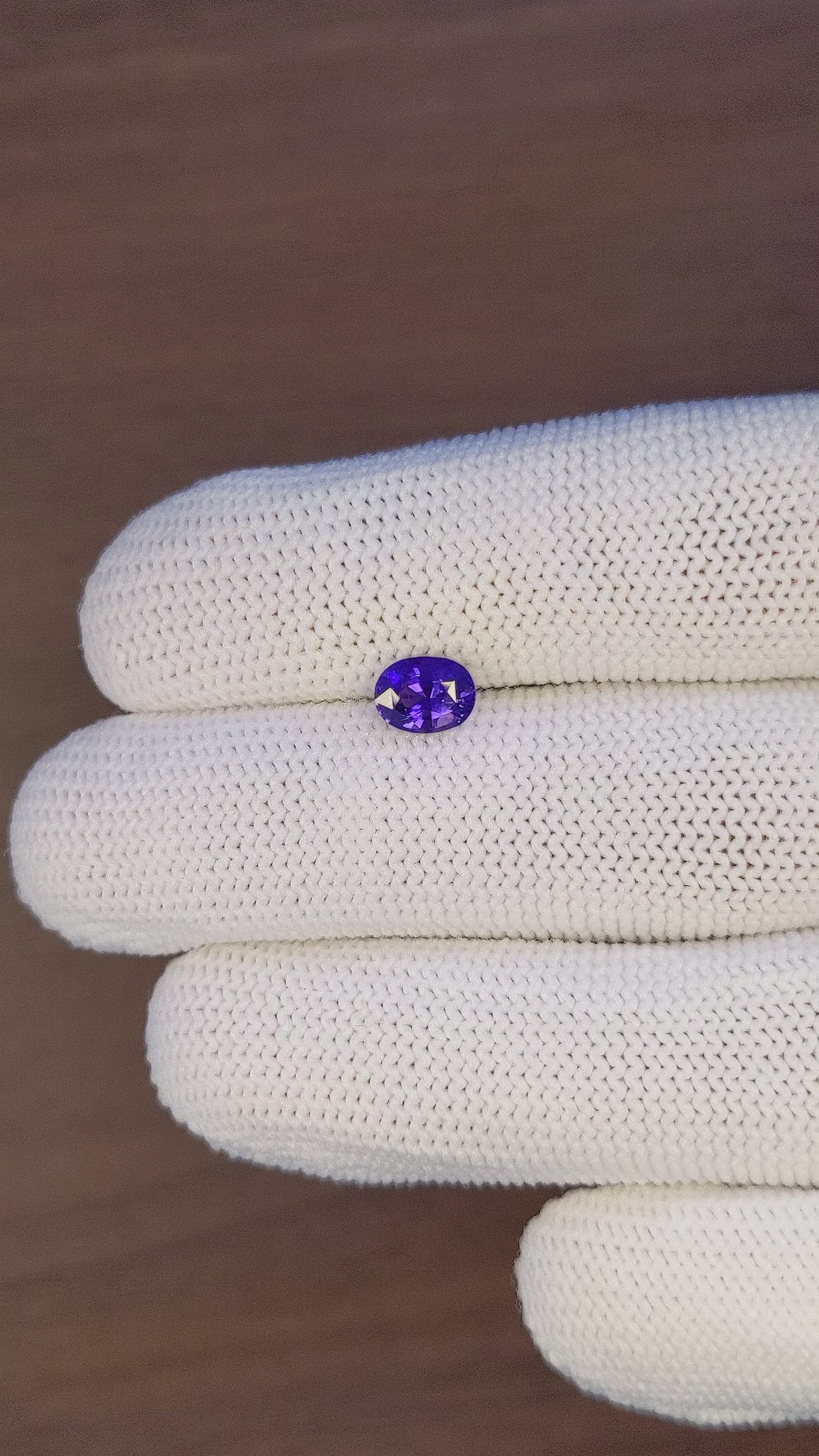 1.17 Ct. Color Change Sapphire from Tanzania Size Video