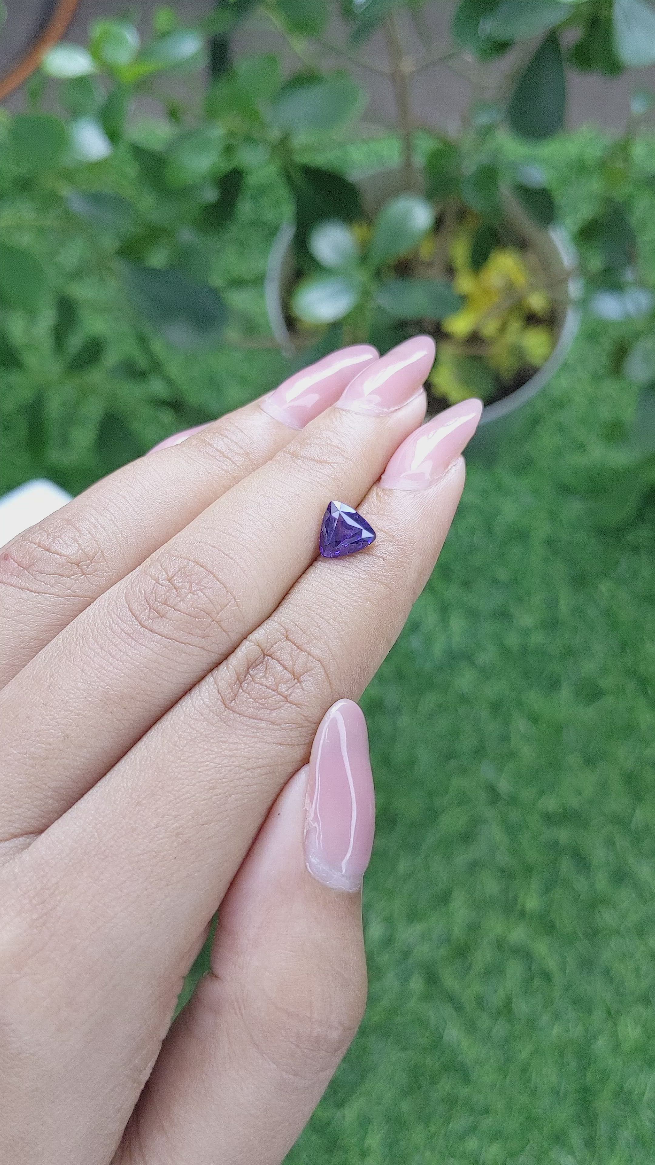 1.78 Ct. Color Change Sapphire from Tanzania Size Video