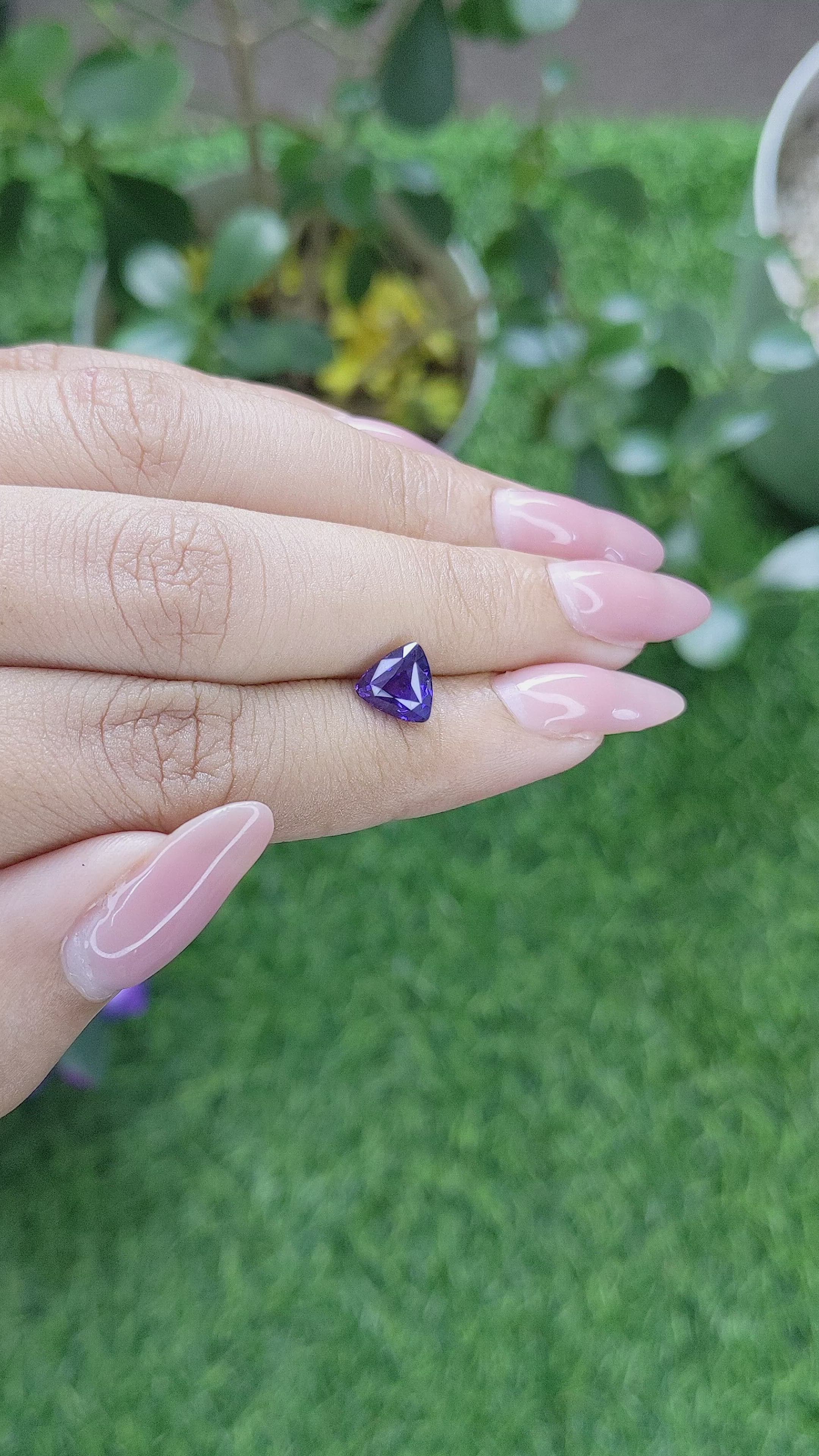 1.78 Ct. Color Change Sapphire from Tanzania Size Video